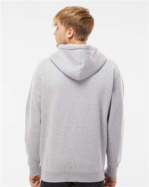 Independent Trading Co. Unisex Heavyweight Full-Zip Hooded Sweatshirt - IND4000Z Grey Heather