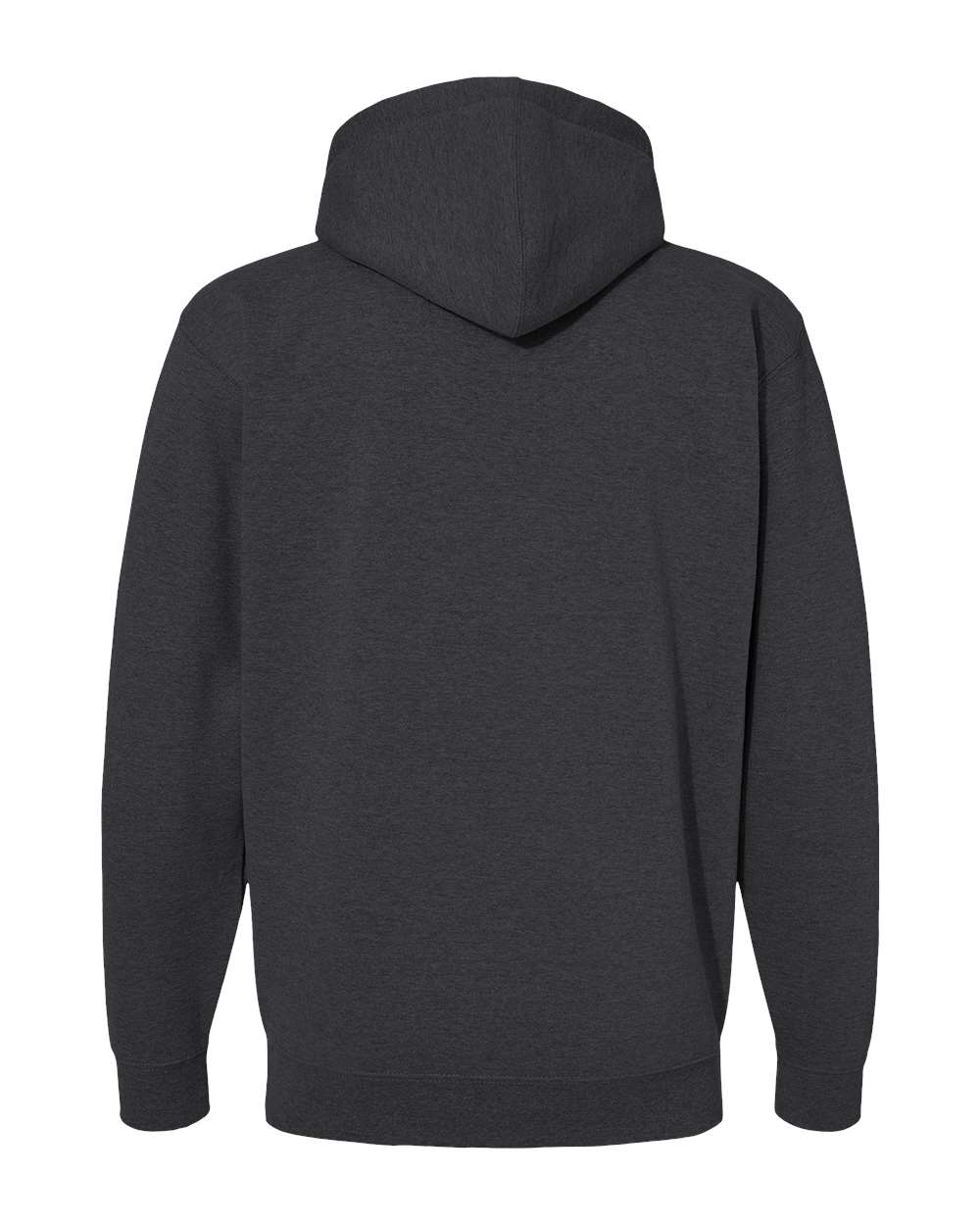 Independent Trading Co. Unisex Heavyweight Full-Zip Hooded Sweatshirt - IND4000Z Charcoal Heather