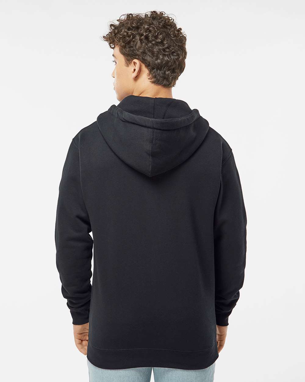 Independent Trading Co. Unisex Heavyweight Full-Zip Hooded Sweatshirt - IND4000Z Black