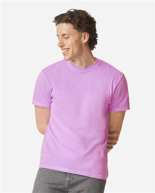Comfort Colors Unisex Garment-Dyed Heavyweight T-Shirt - 1717 Neon Violet
