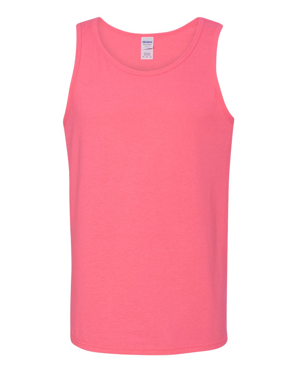 Gildan Unisex Heavy Cotton™ Tank Top - 5200 - 5200G Safety Pink