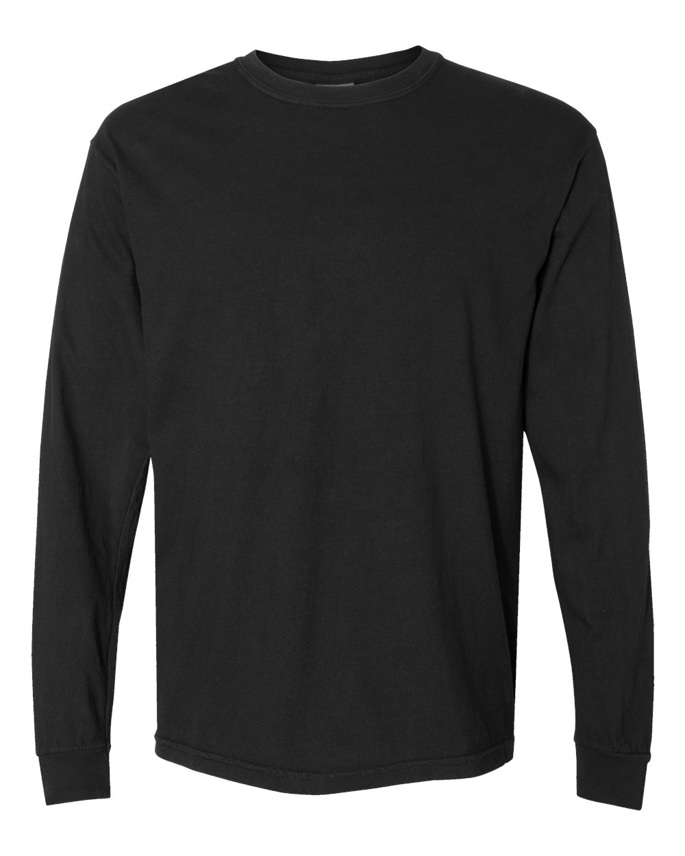 Comfort Colors Unisex Garment-Dyed Heavyweight Long Sleeve T-Shirt - 6014 Black