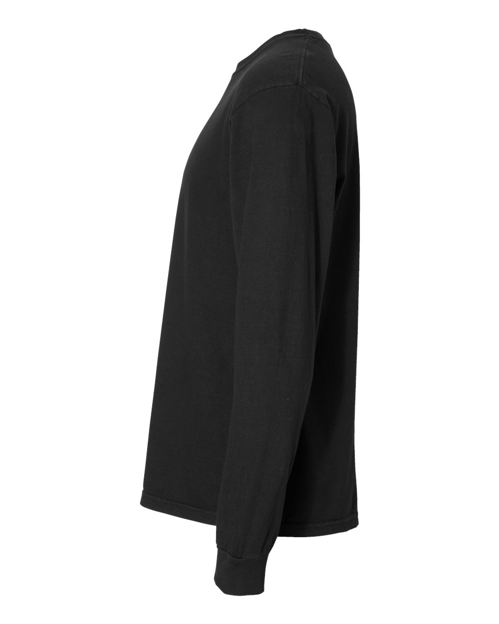 Comfort Colors Unisex Garment-Dyed Heavyweight Long Sleeve T-Shirt - 6014 Black