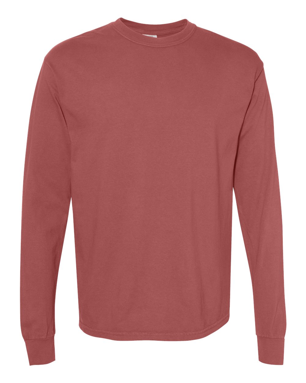 Comfort Colors Unisex Garment-Dyed Heavyweight Long Sleeve T-Shirt - 6014 Brick