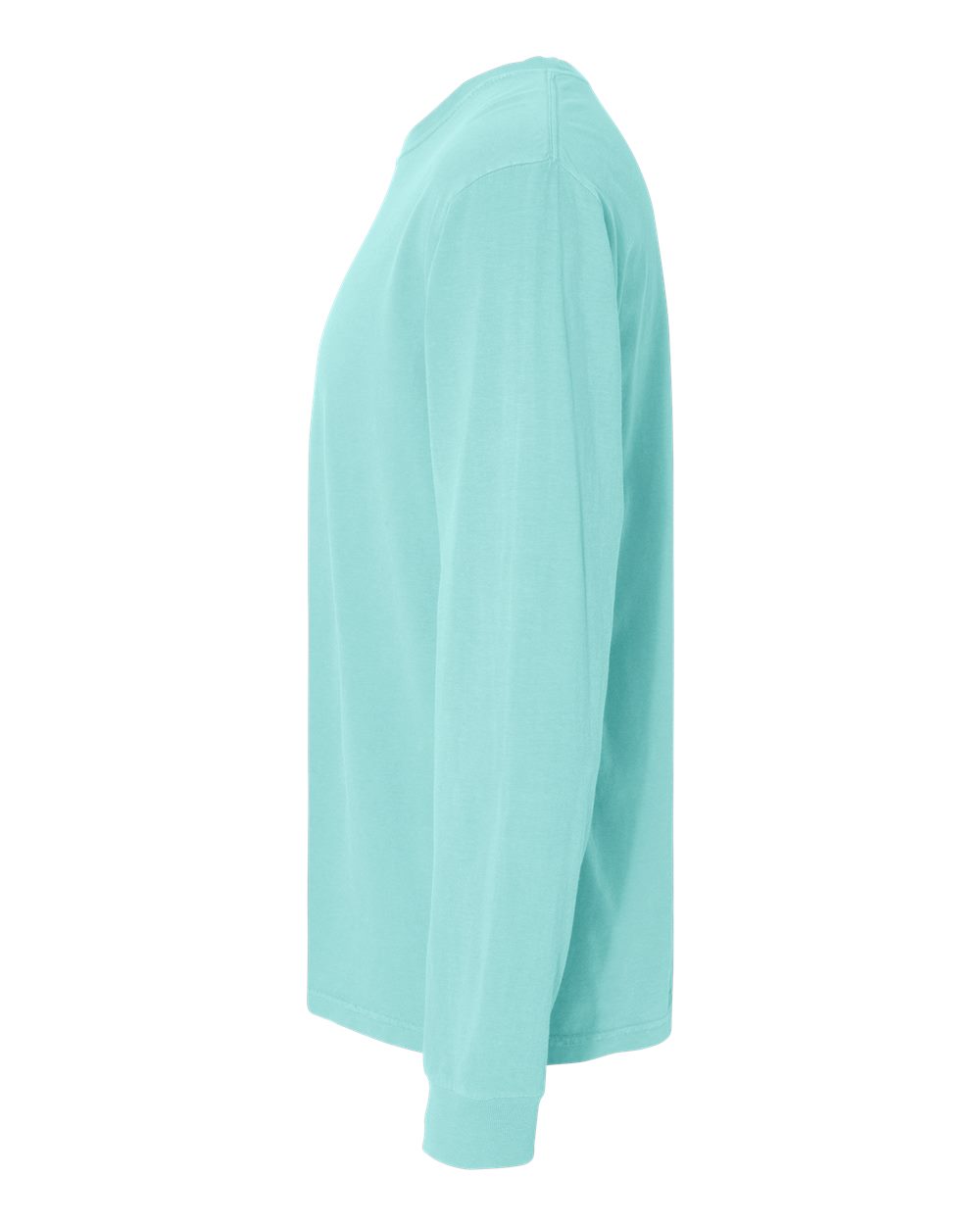 Comfort Colors Unisex Garment-Dyed Heavyweight Long Sleeve T-Shirt - 6014 Chalky Mint