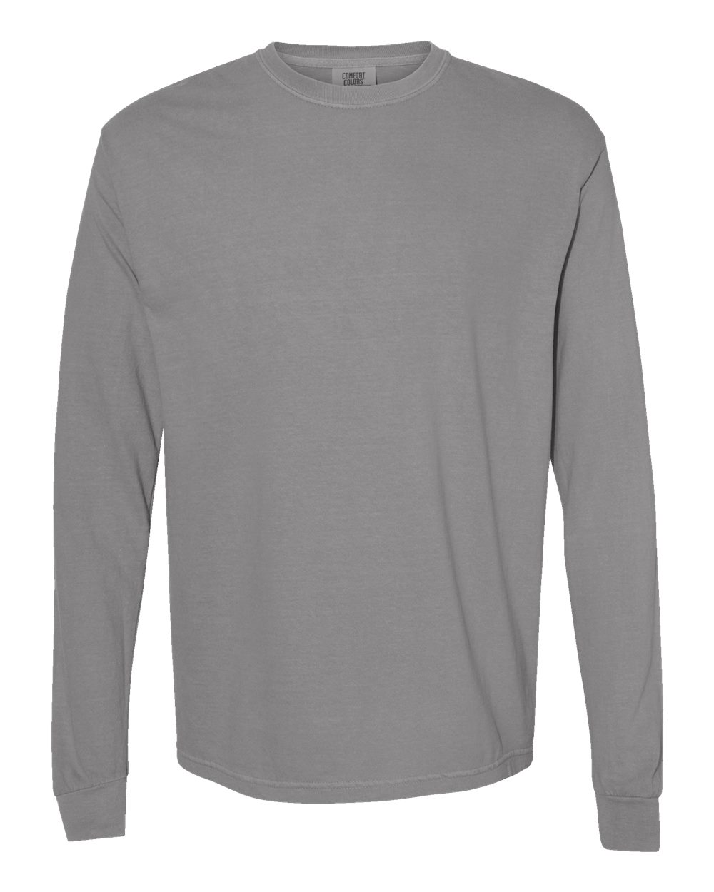 Comfort Colors Unisex Garment-Dyed Heavyweight Long Sleeve T-Shirt - 6014 Grey