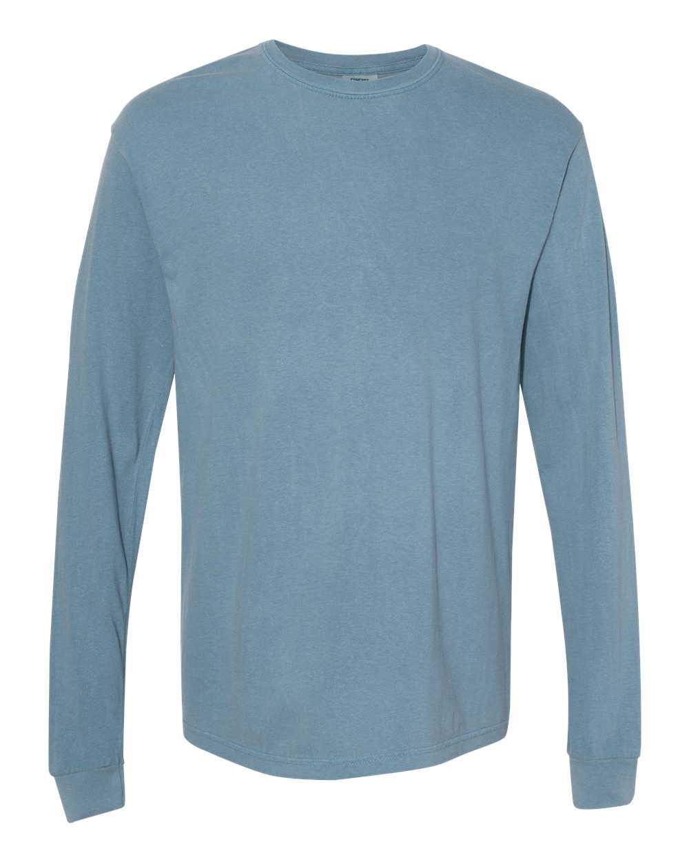 Comfort Colors Unisex Garment-Dyed Heavyweight Long Sleeve T-Shirt - 6014 Ice Blue