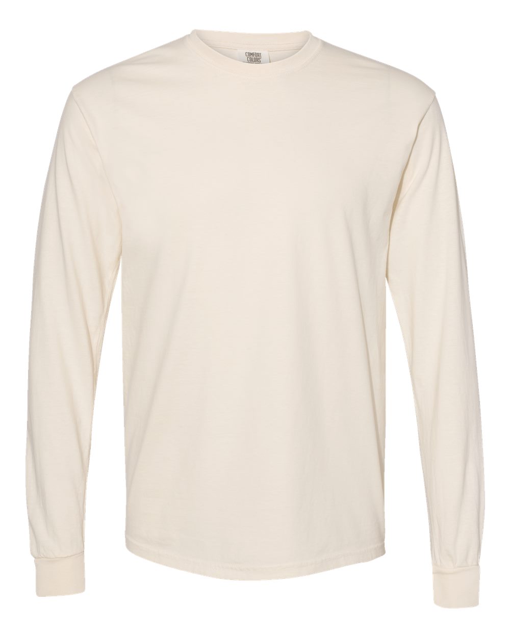 Comfort Colors Unisex Garment-Dyed Heavyweight Long Sleeve T-Shirt - 6014 Ivory