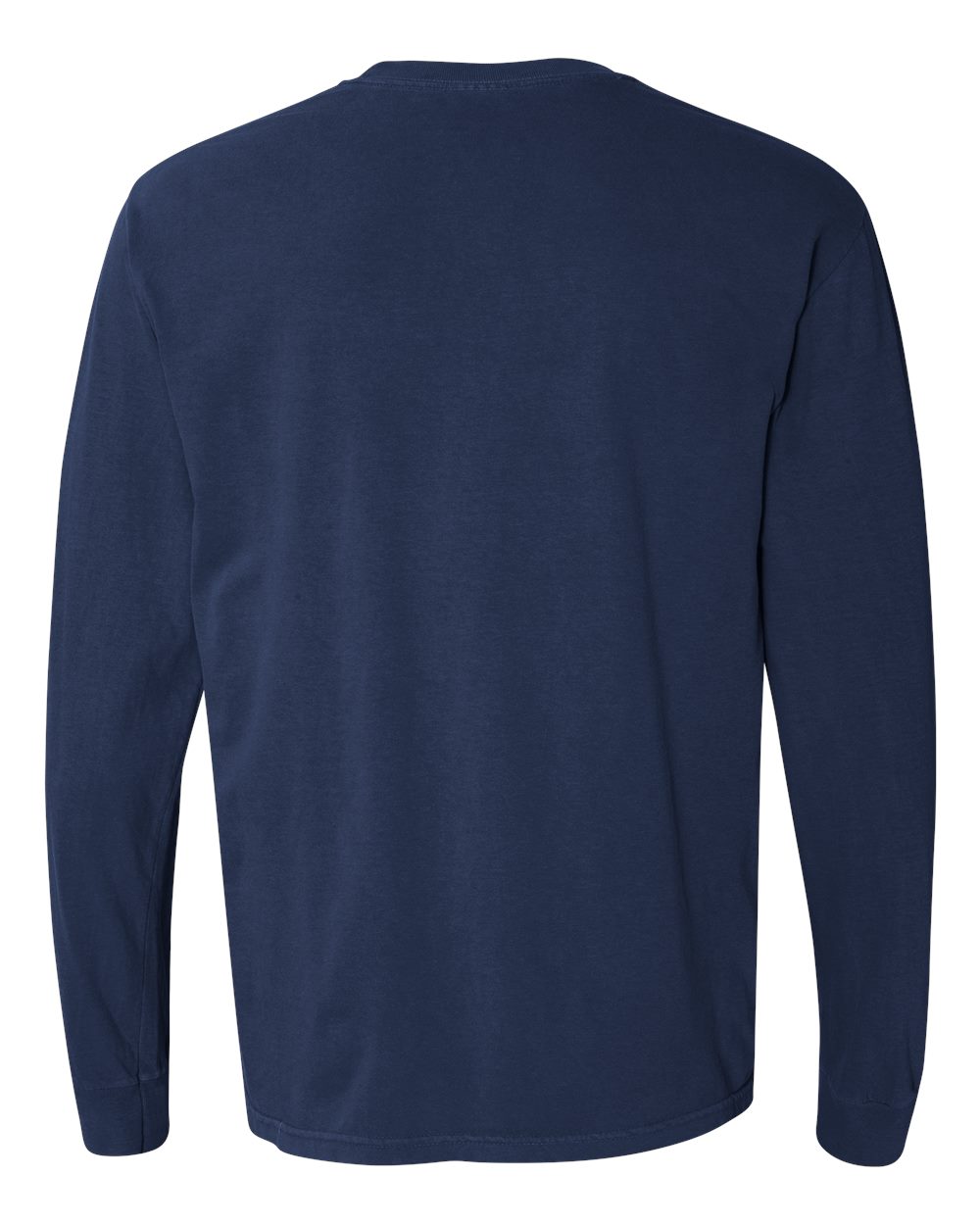 Comfort Colors Unisex Garment-Dyed Heavyweight Long Sleeve T-Shirt - 6014 True Navy