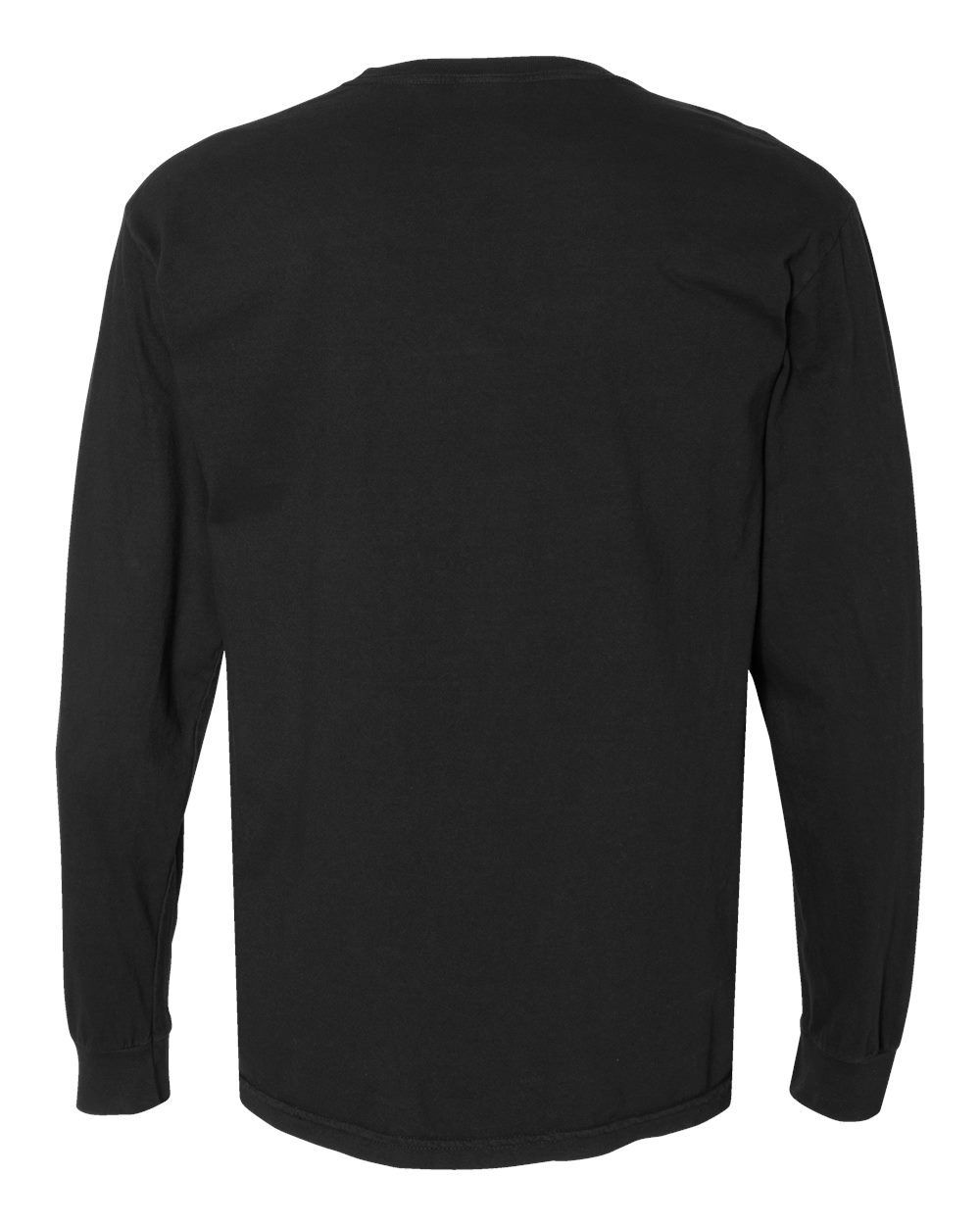 Comfort Colors Unisex Garment-Dyed Heavyweight Long Sleeve T-Shirt - 6014 Black
