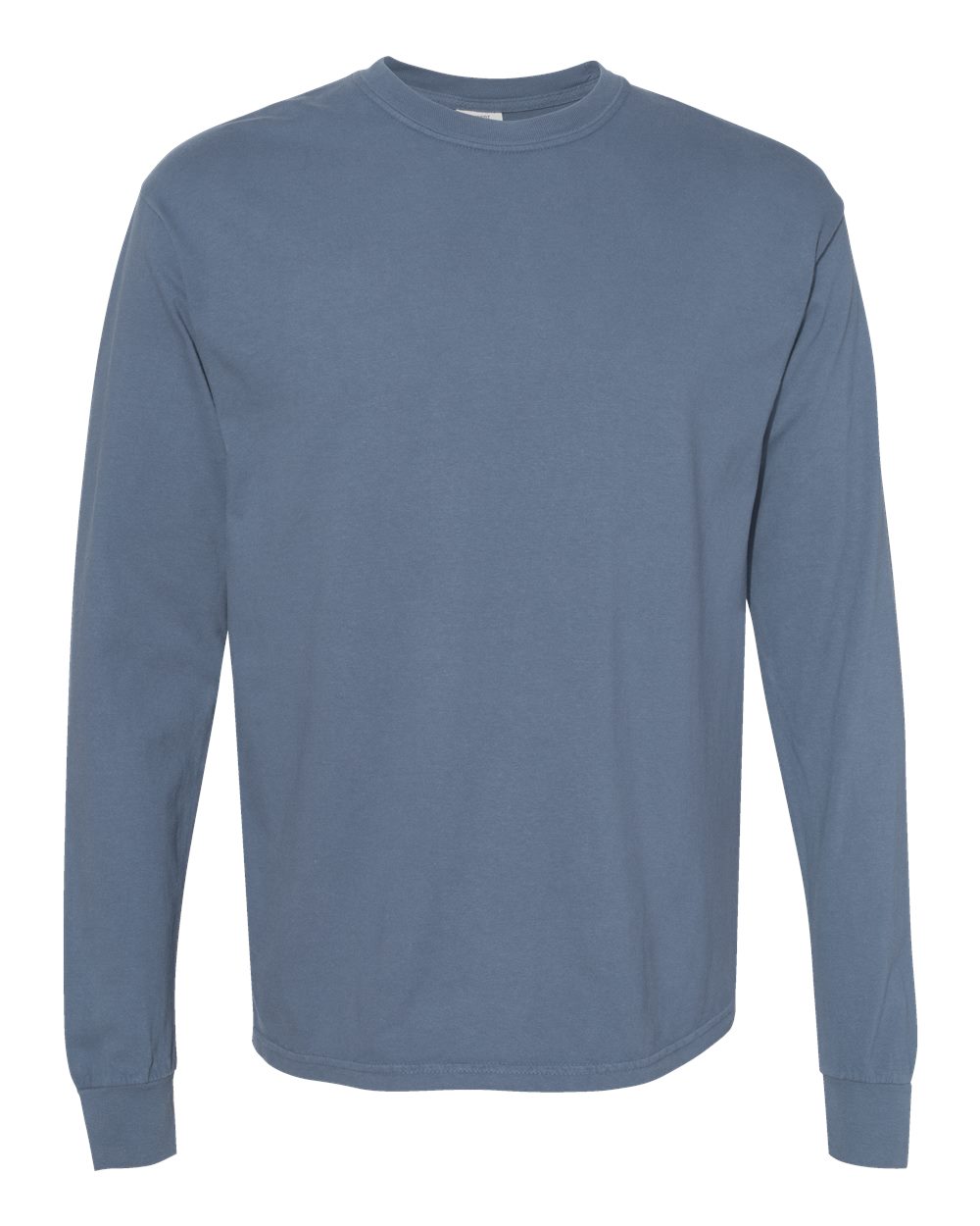 Comfort Colors Unisex Garment-Dyed Heavyweight Long Sleeve T-Shirt - 6014 Blue Jean