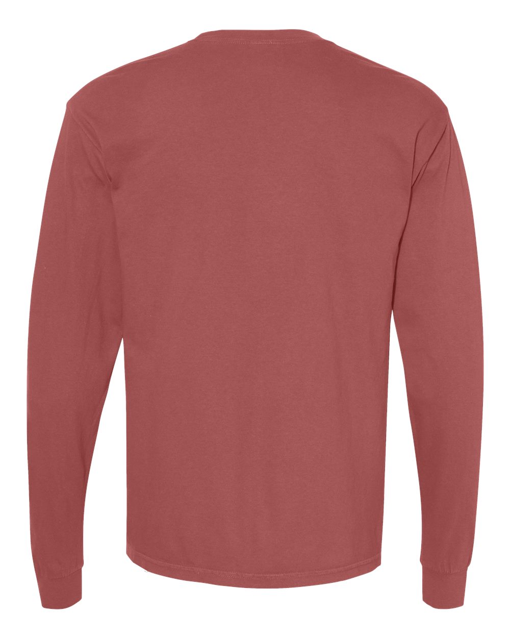 Comfort Colors Unisex Garment-Dyed Heavyweight Long Sleeve T-Shirt - 6014 Brick