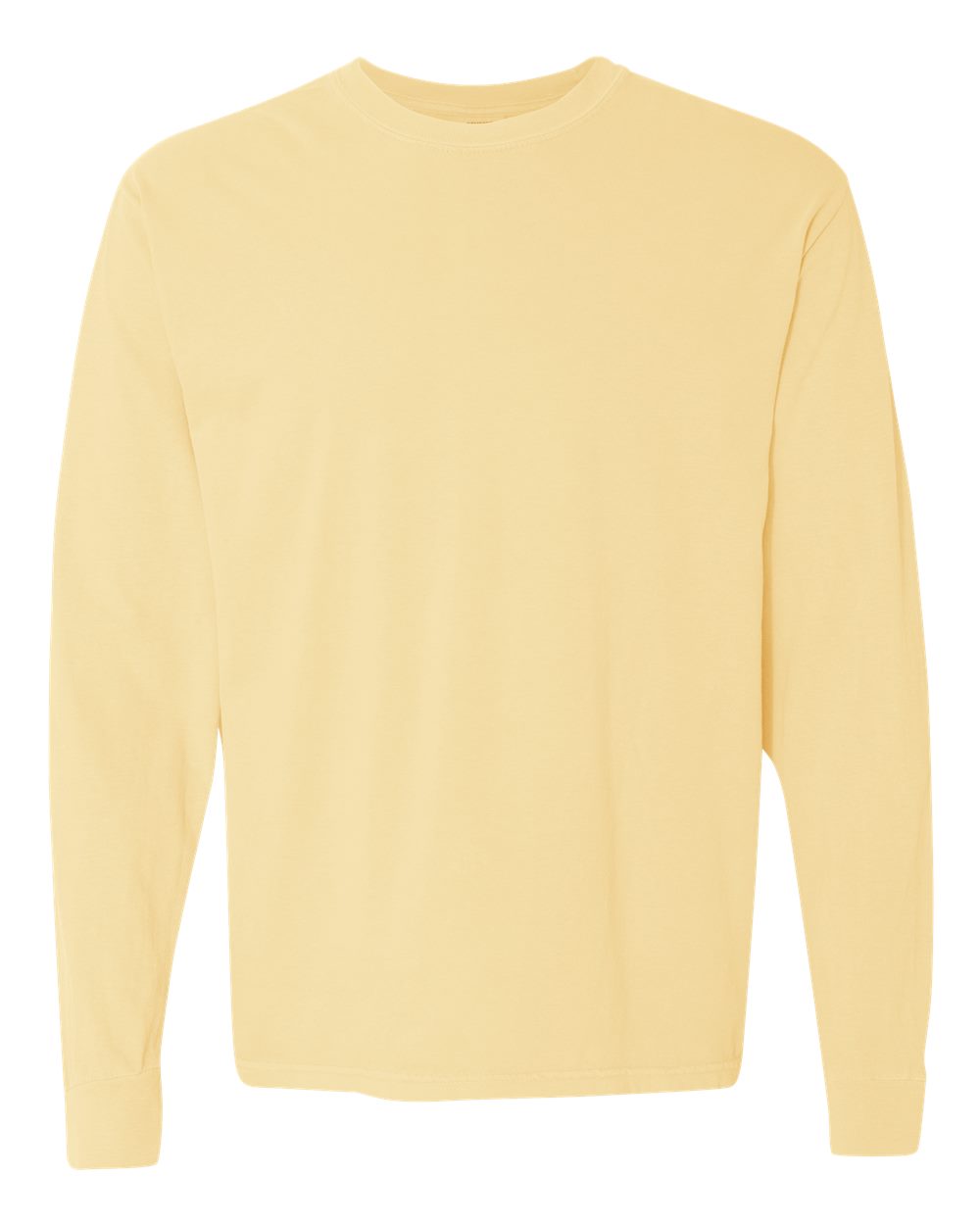 Comfort Colors Unisex Garment-Dyed Heavyweight Long Sleeve T-Shirt - 6014 Butter