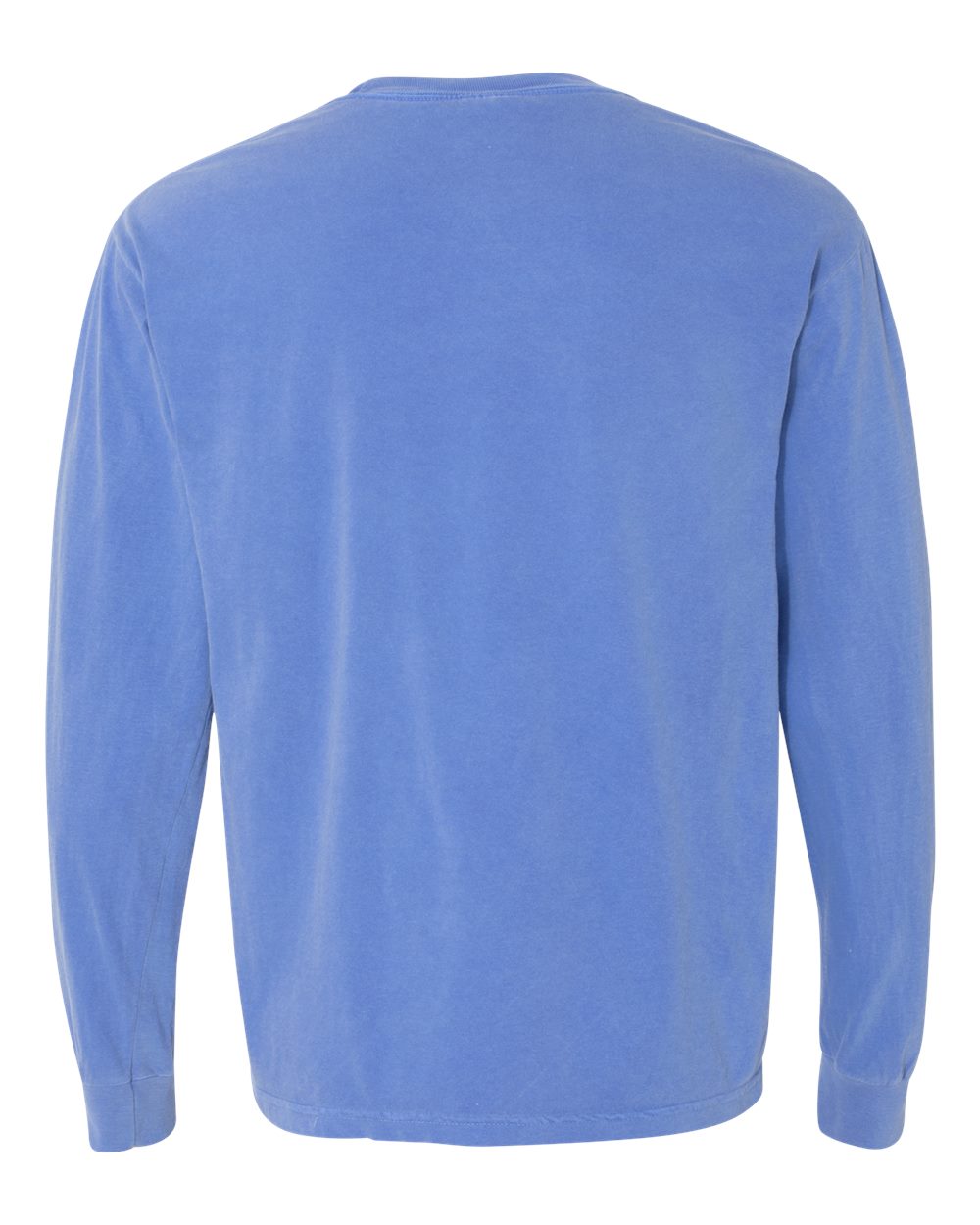 Comfort Colors Unisex Garment-Dyed Heavyweight Long Sleeve T-Shirt - 6014 Flo Blue