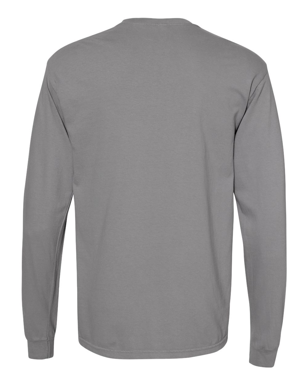 Comfort Colors Unisex Garment-Dyed Heavyweight Long Sleeve T-Shirt - 6014 Granite
