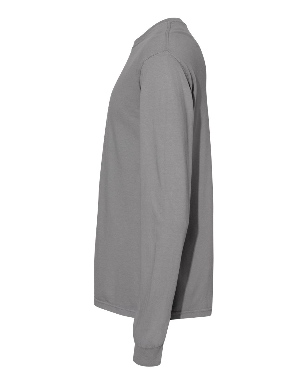Comfort Colors Unisex Garment-Dyed Heavyweight Long Sleeve T-Shirt - 6014 Granite