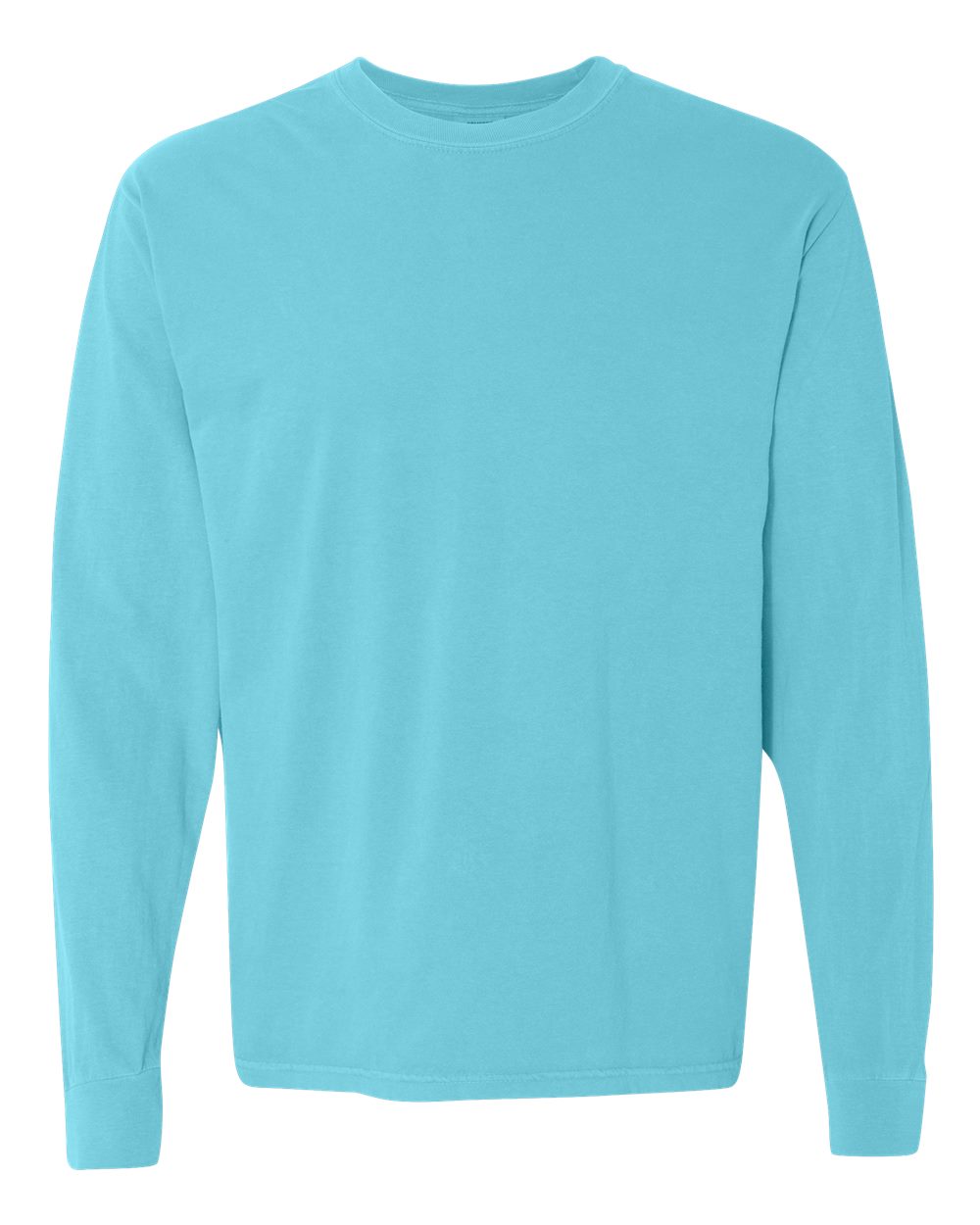 Comfort Colors Unisex Garment-Dyed Heavyweight Long Sleeve T-Shirt - 6014 Lagoon