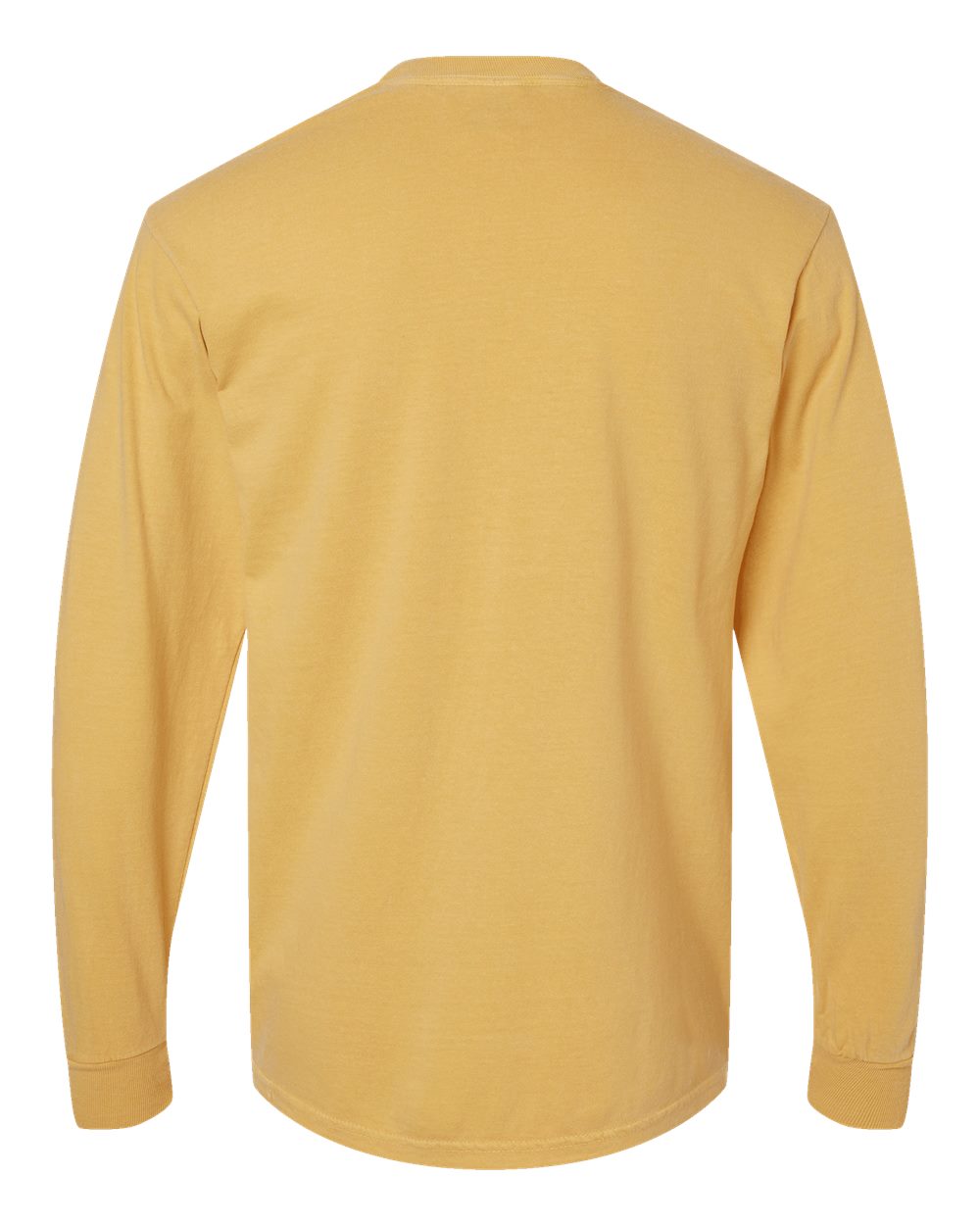 Comfort Colors Unisex Garment-Dyed Heavyweight Long Sleeve T-Shirt - 6014 Mustard