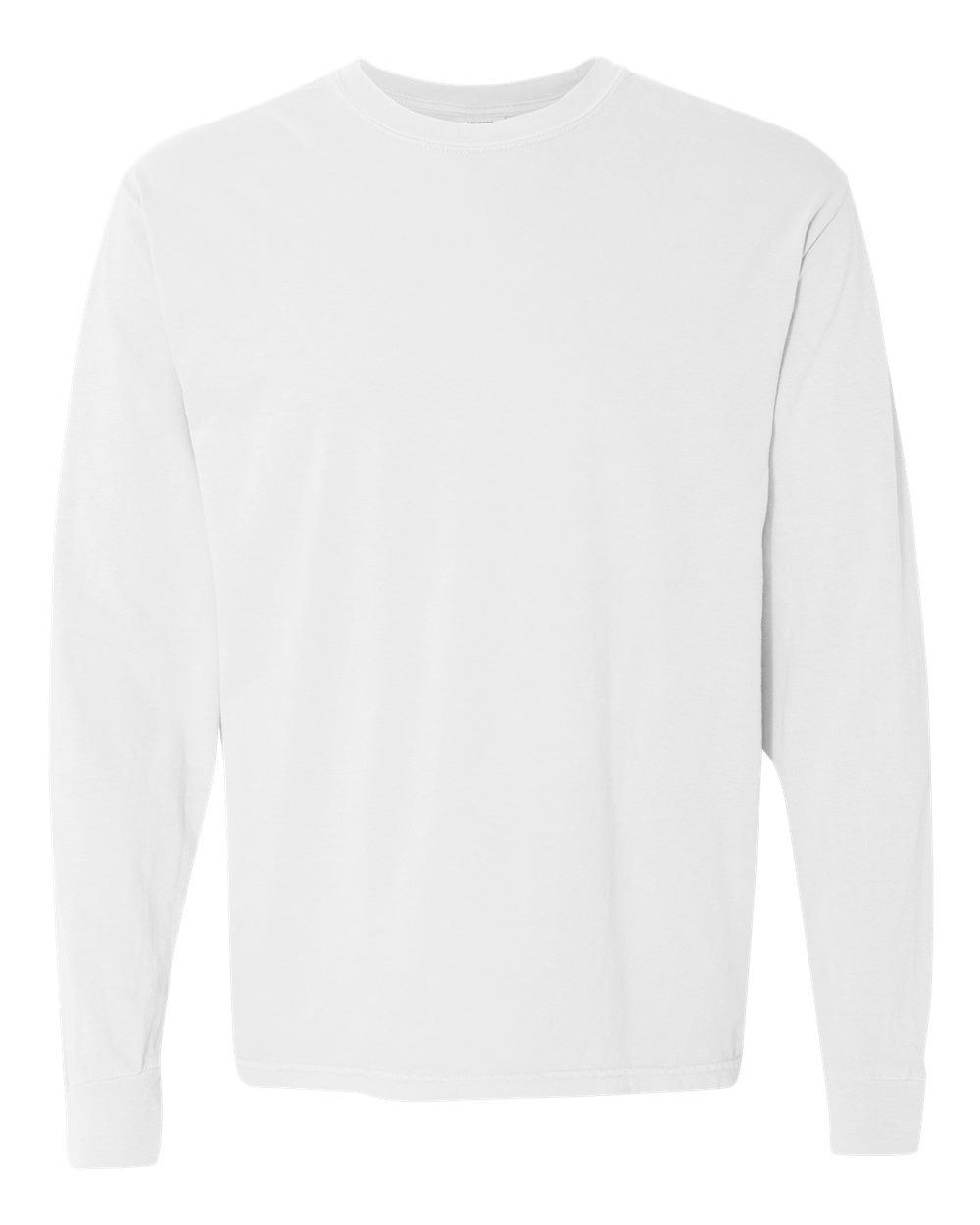 Comfort Colors Unisex Garment-Dyed Heavyweight Long Sleeve T-Shirt - 6014 White