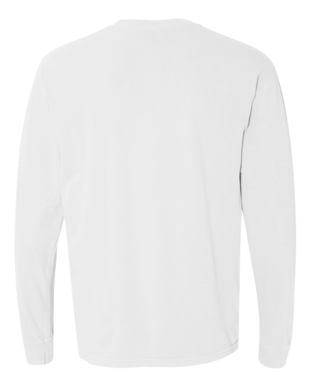 Comfort Colors Unisex Garment-Dyed Heavyweight Long Sleeve T-Shirt - 6014 White