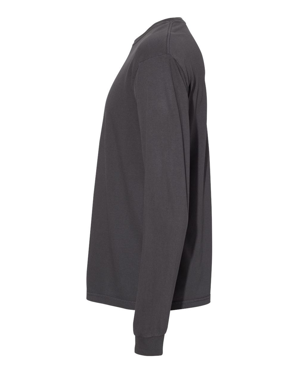 Comfort Colors Unisex Garment-Dyed Heavyweight Long Sleeve T-Shirt - 6014 Graphite