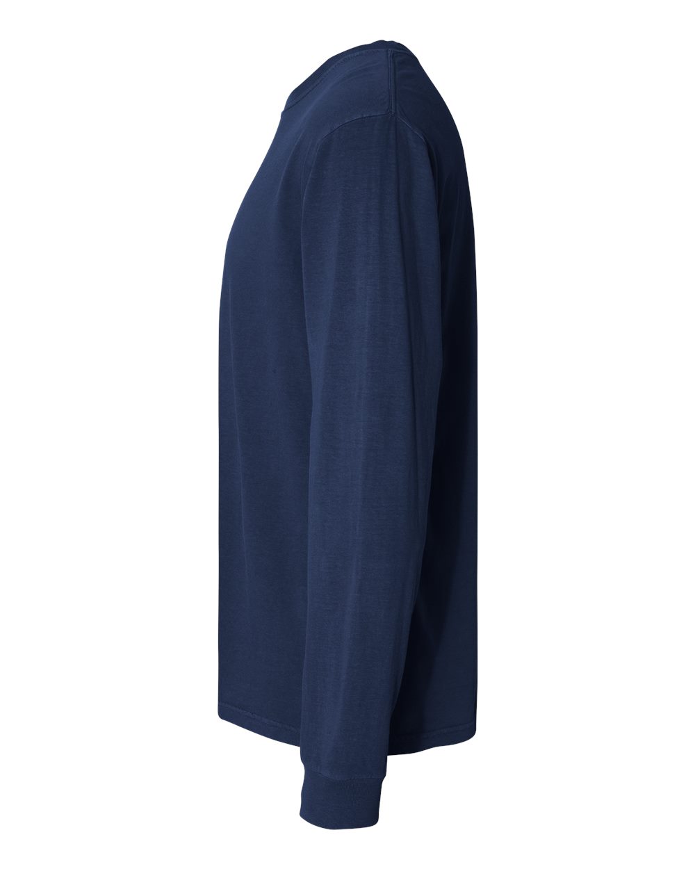 Comfort Colors Unisex Garment-Dyed Heavyweight Long Sleeve T-Shirt - 6014 True Navy
