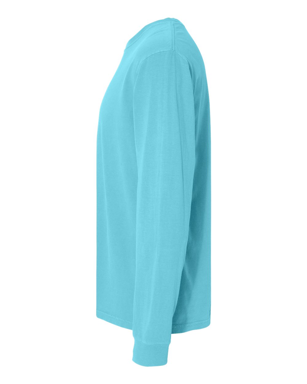 Comfort Colors Unisex Garment-Dyed Heavyweight Long Sleeve T-Shirt - 6014 Lagoon