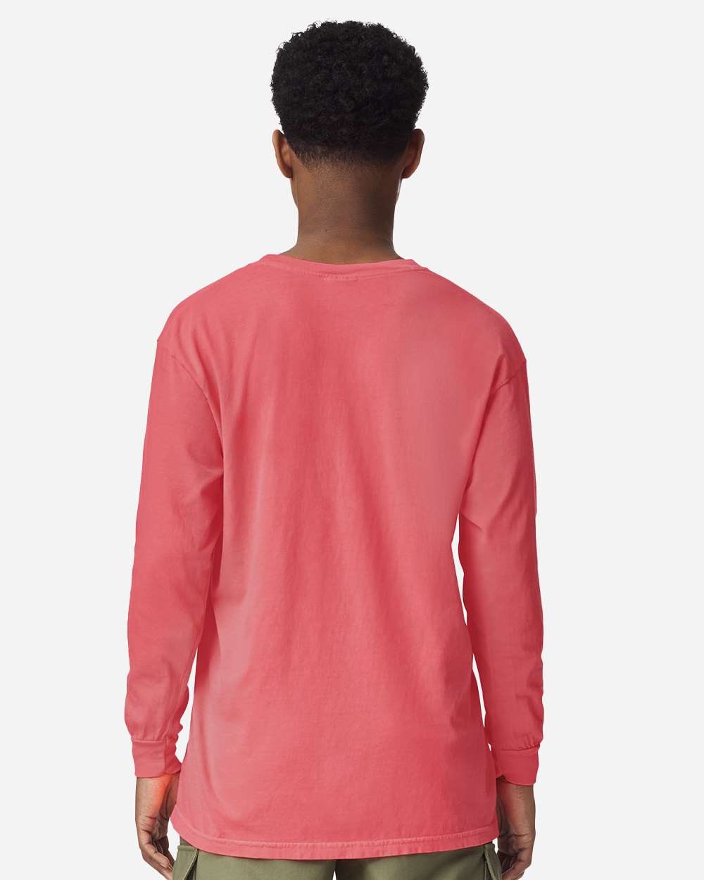 Comfort Colors Unisex Garment-Dyed Heavyweight Long Sleeve T-Shirt - 6014 Watermelon