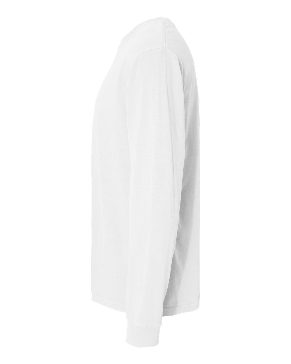 Comfort Colors Unisex Garment-Dyed Heavyweight Long Sleeve T-Shirt - 6014 White