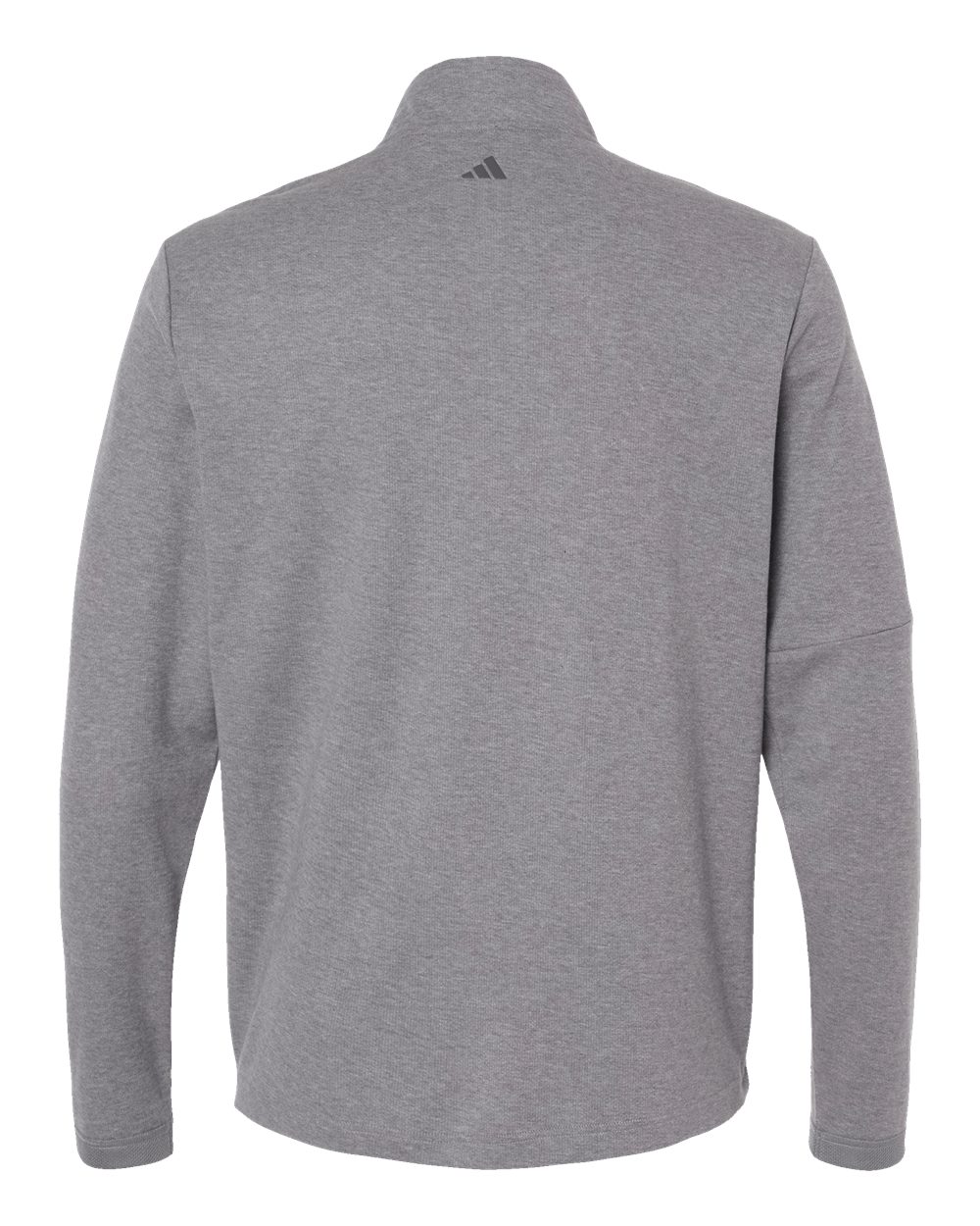 Adidas Men's 3-Stripes Quarter-Zip Sweater Pullover - A554 Grey Three Melange