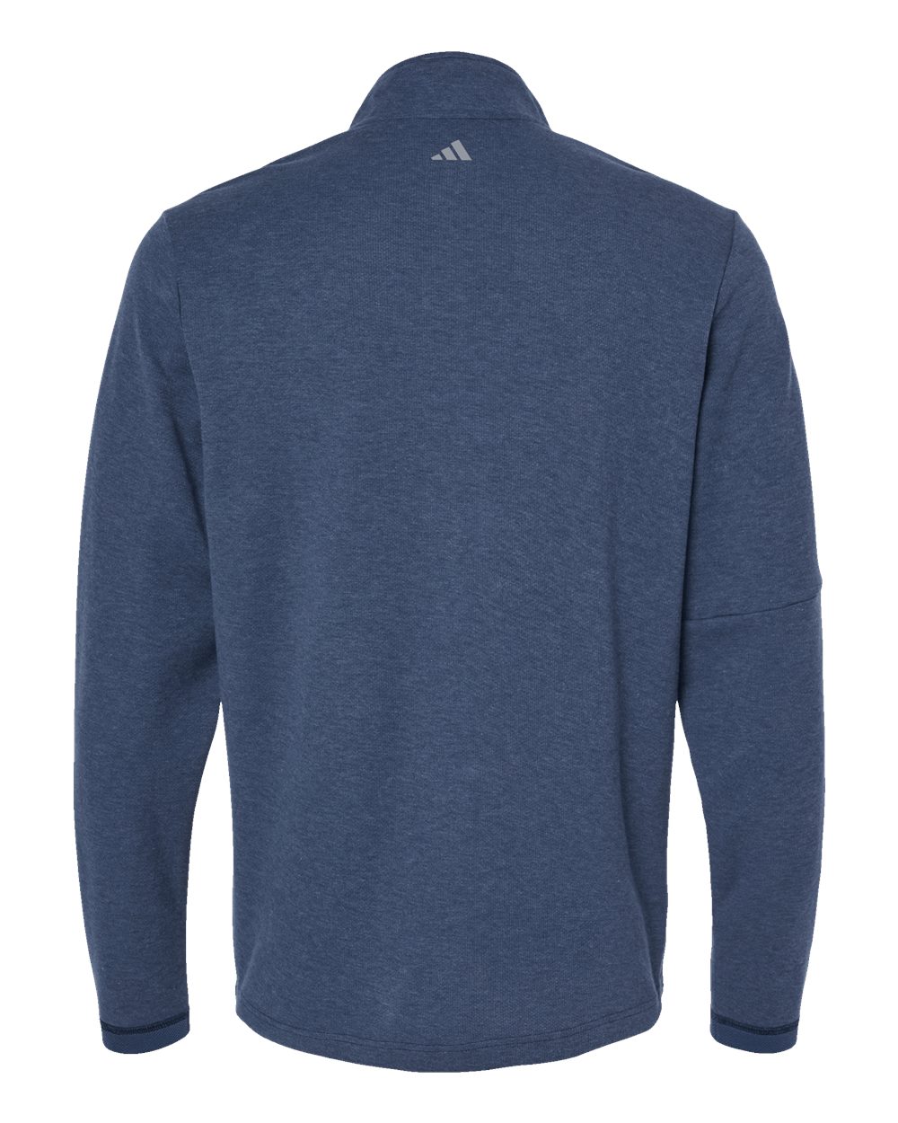 Adidas Men's 3-Stripes Quarter-Zip Sweater Pullover - A554 Collegiate Navy Melange