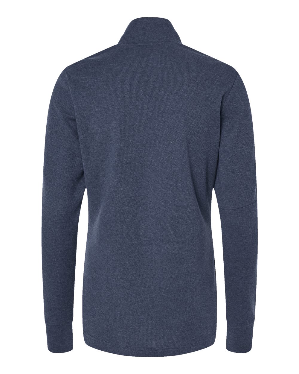 Adidas Women's 3-Stripes Quarter-Zip Sweater Pullover - A555 Collegiate Navy Melange