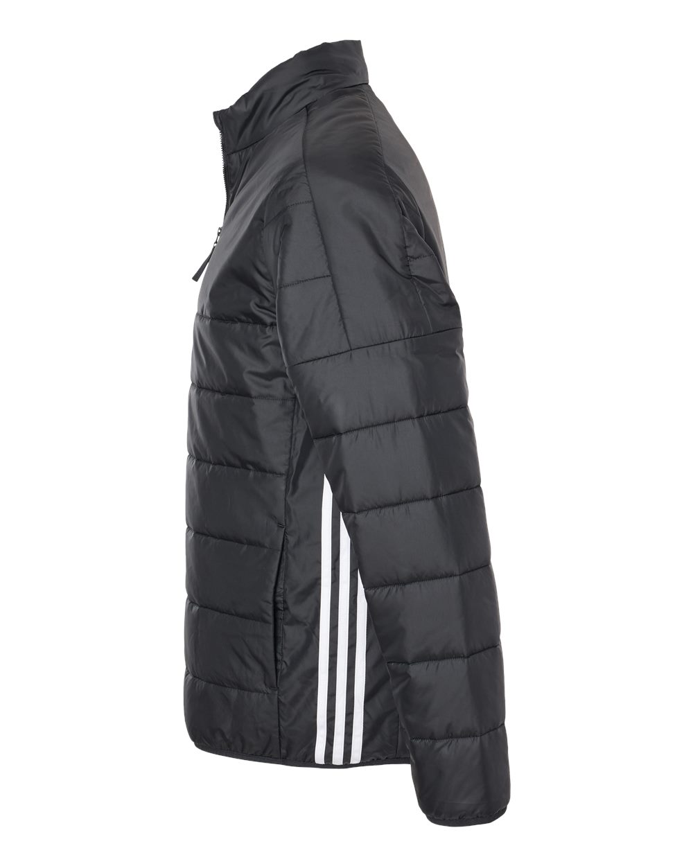 Adidas Men's 3-Stripes Puffer Full-Zip Jacket - A570 Black