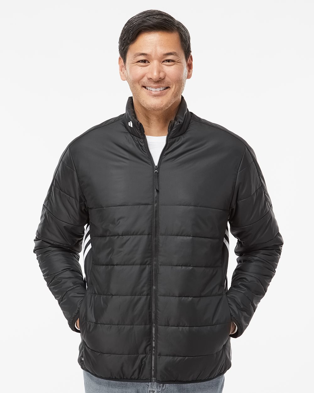 DRI DUCK Men's 3-Stripes Puffer Full-Zip Jacket - A570