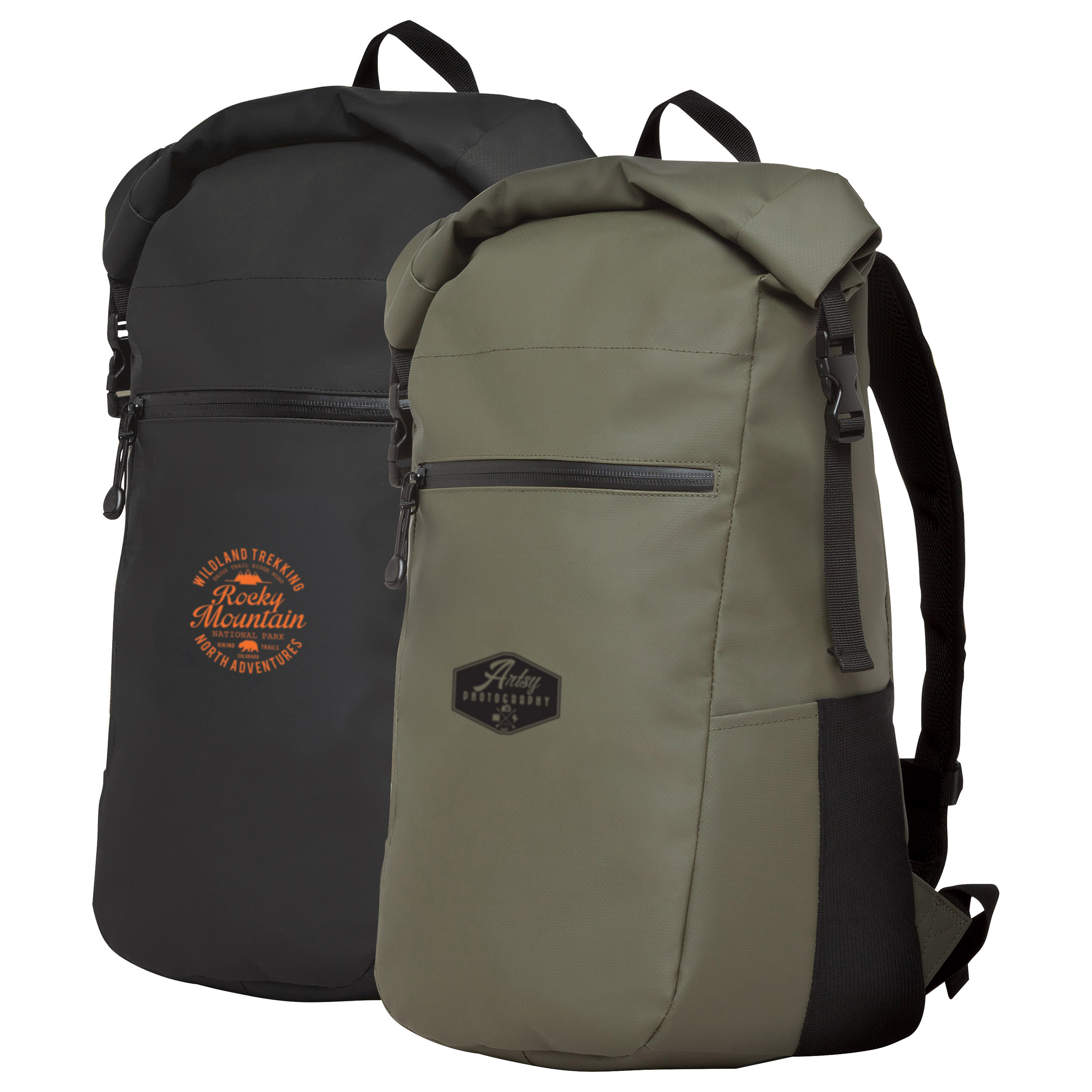 Spectorandco Call of the wild roll-top water resistant 22l backpack - BG103 