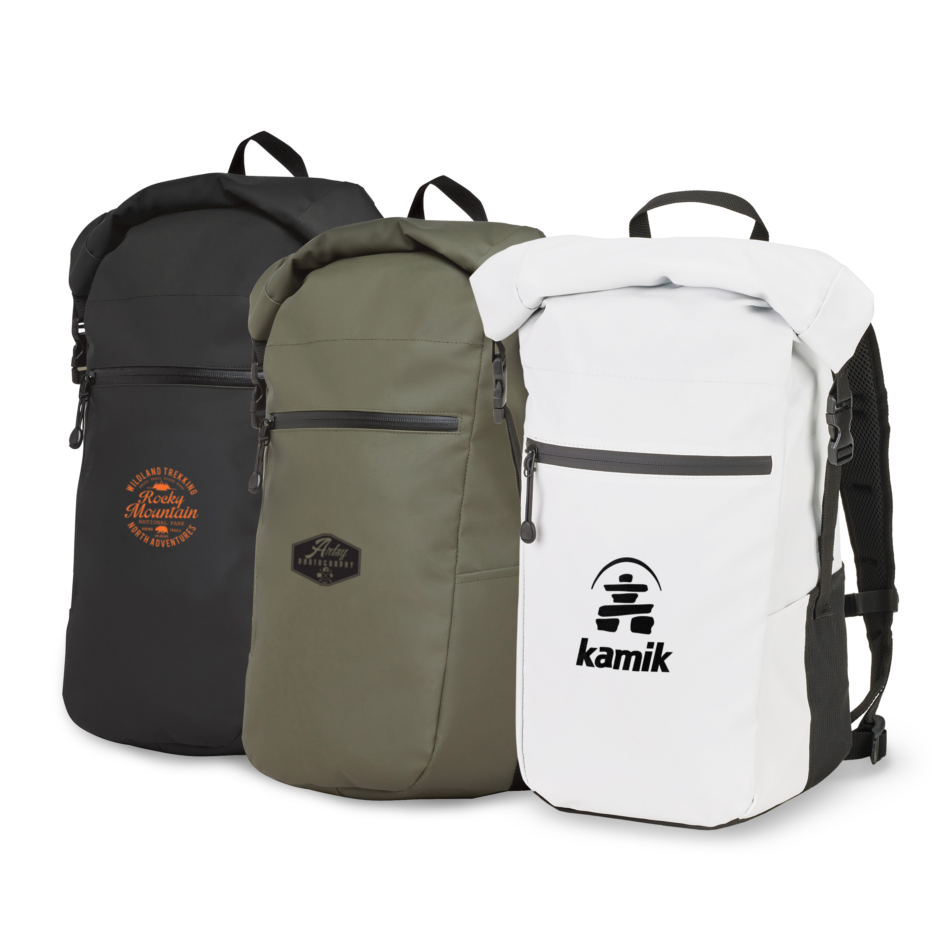 Spectorandco Call of the wild roll-top water resistant 22l backpack - BG103 