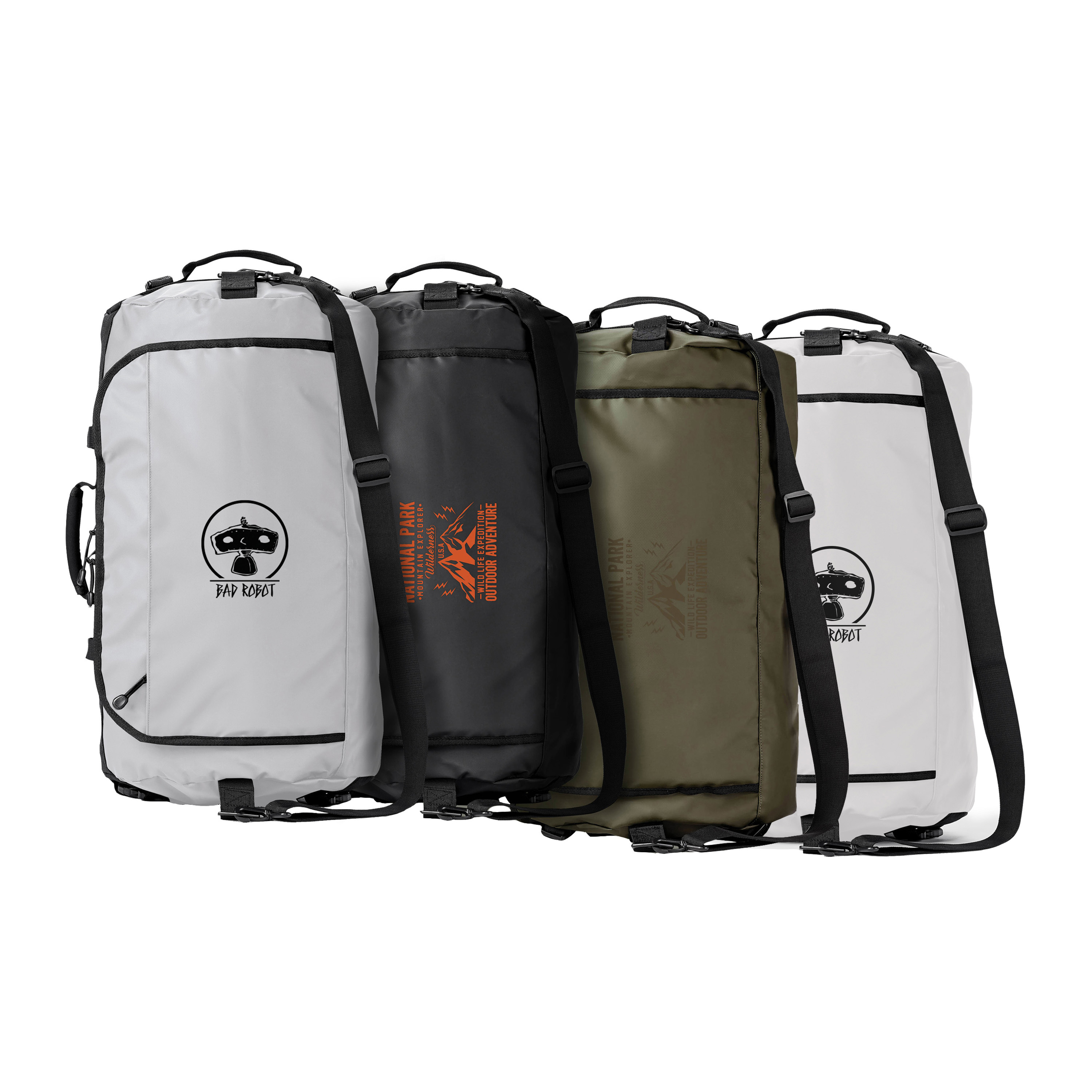 Spectorandco Call of the wild water resistant 45l duffle backpack - BG207