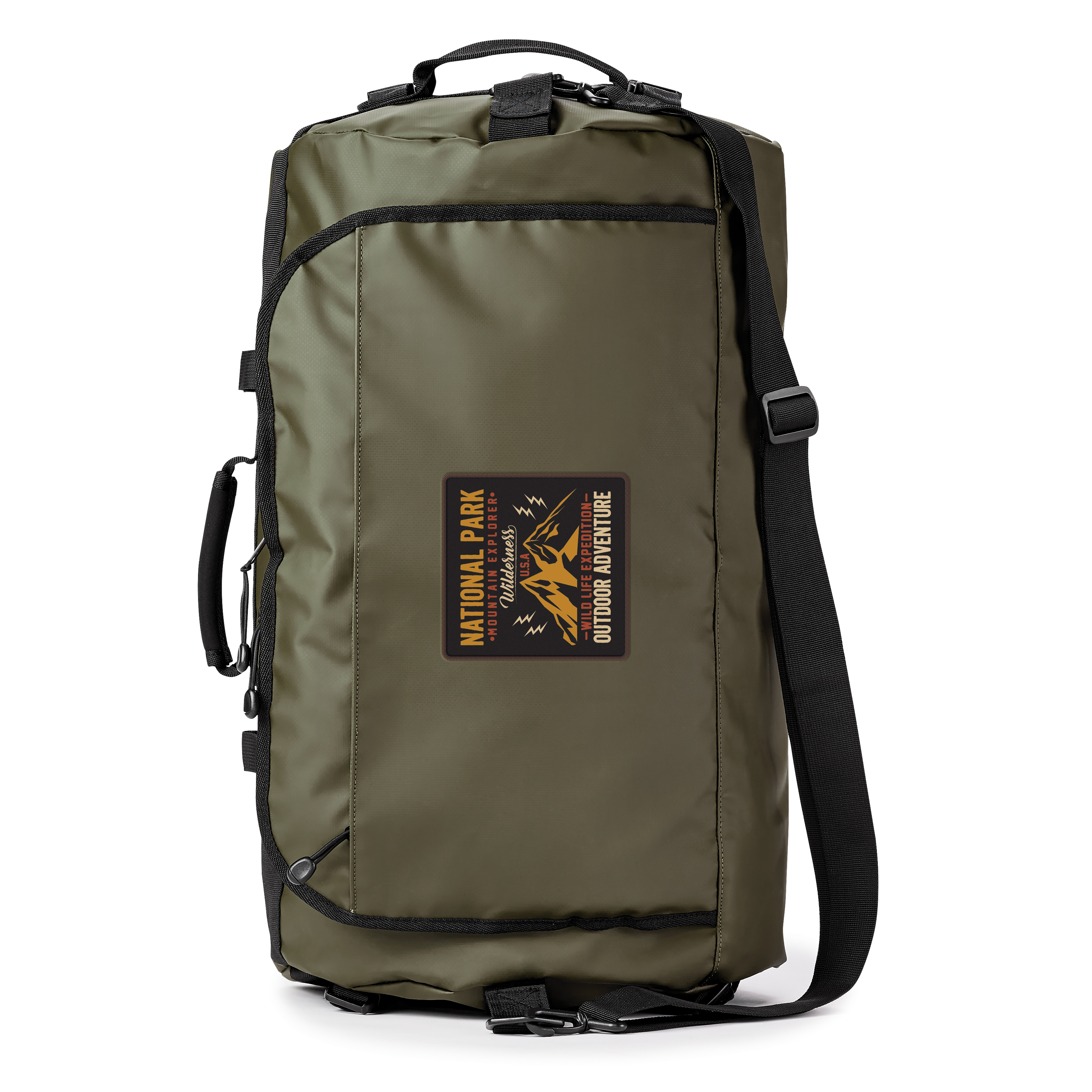 Spectorandco Call of the wild water resistant 45l duffle backpack - BG207 