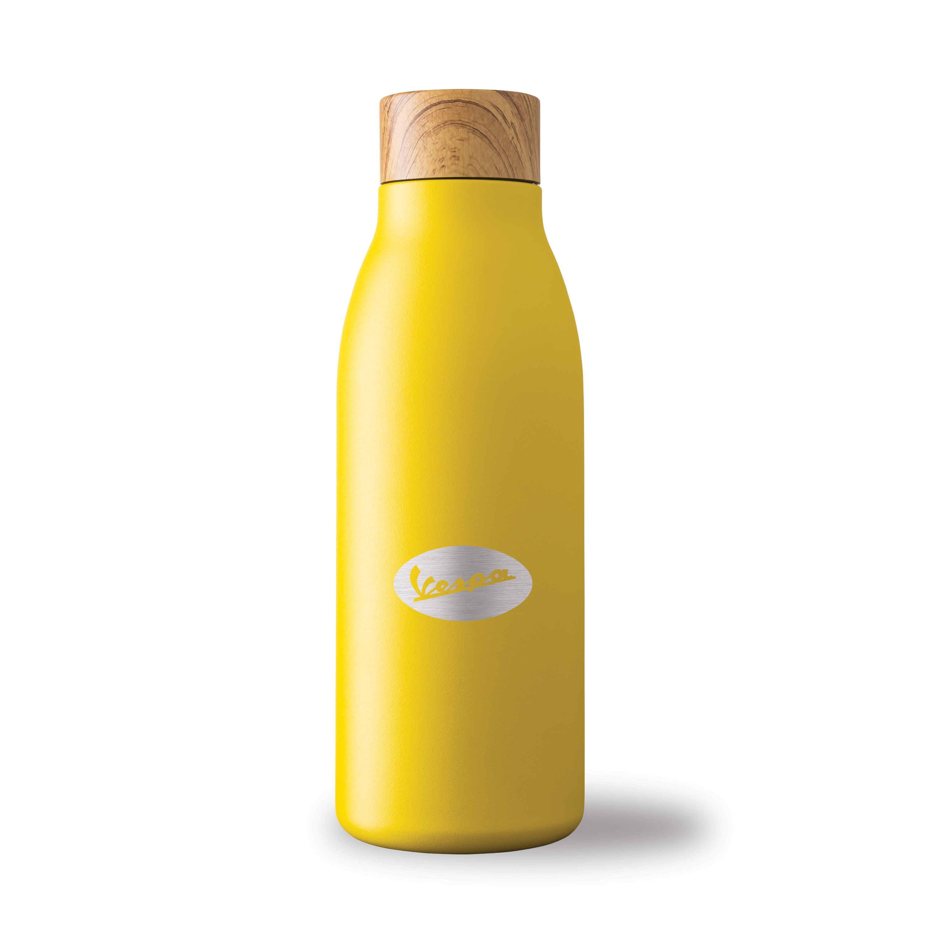 Spectorandco Top notch natural 600 ml / 20 oz stainless steel bottle - DW319 YELLOW