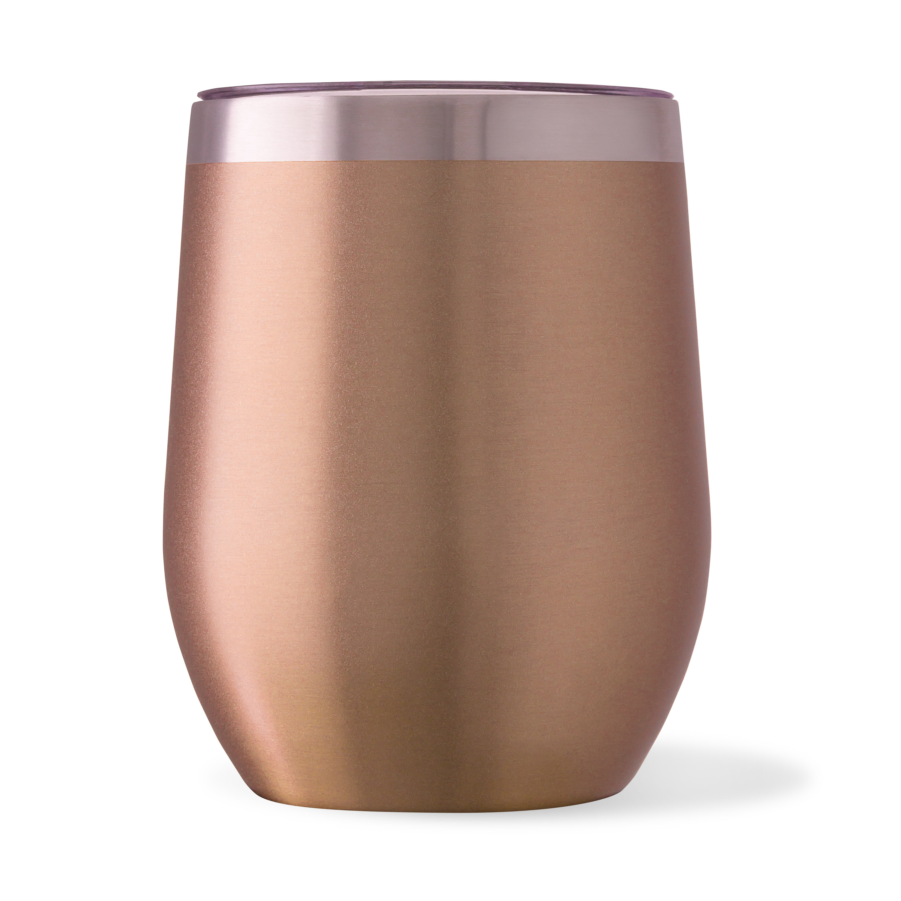 Spectorandco Small talk metallic 300 ml / 10 oz stainless steel stemless cup - DW403 