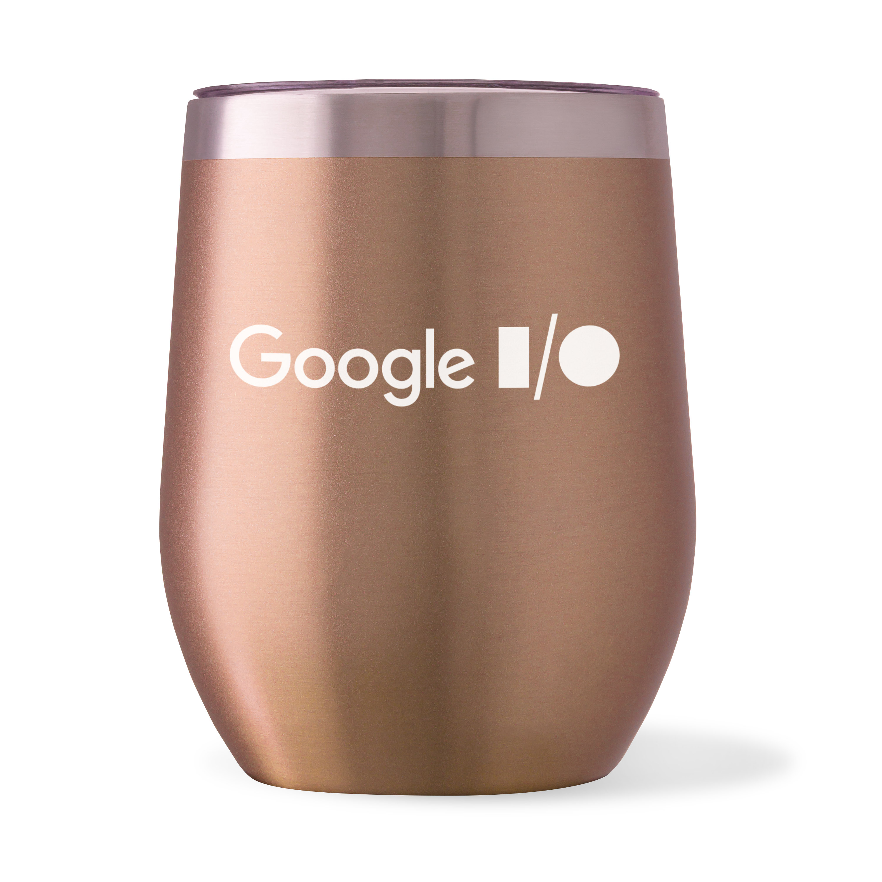 Spectorandco Small talk metallic 300 ml / 10 oz stainless steel stemless cup - DW403 ROSE GOLD