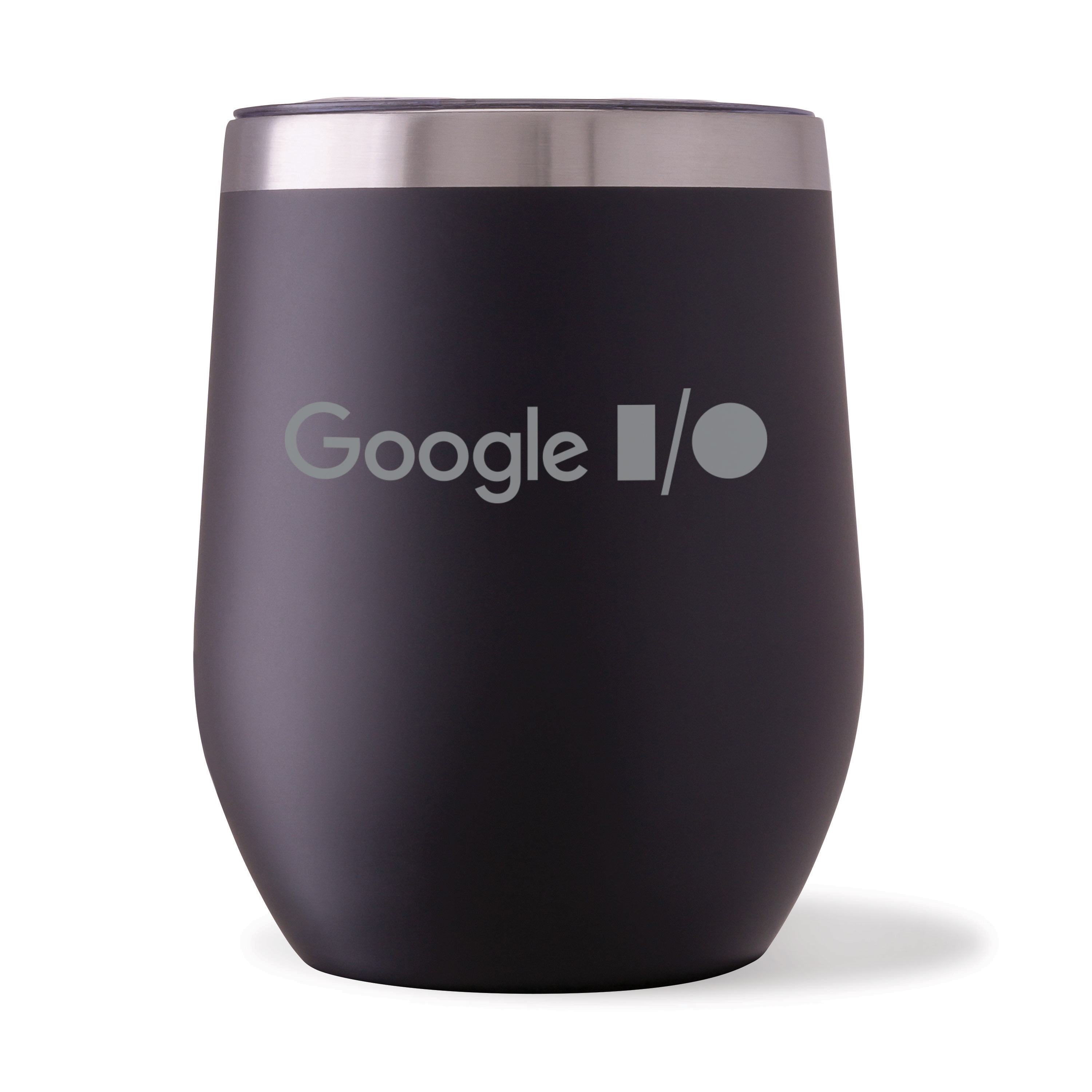 Spectorandco Small talk metallic 300 ml / 10 oz stainless steel stemless cup - DW403 BLACK