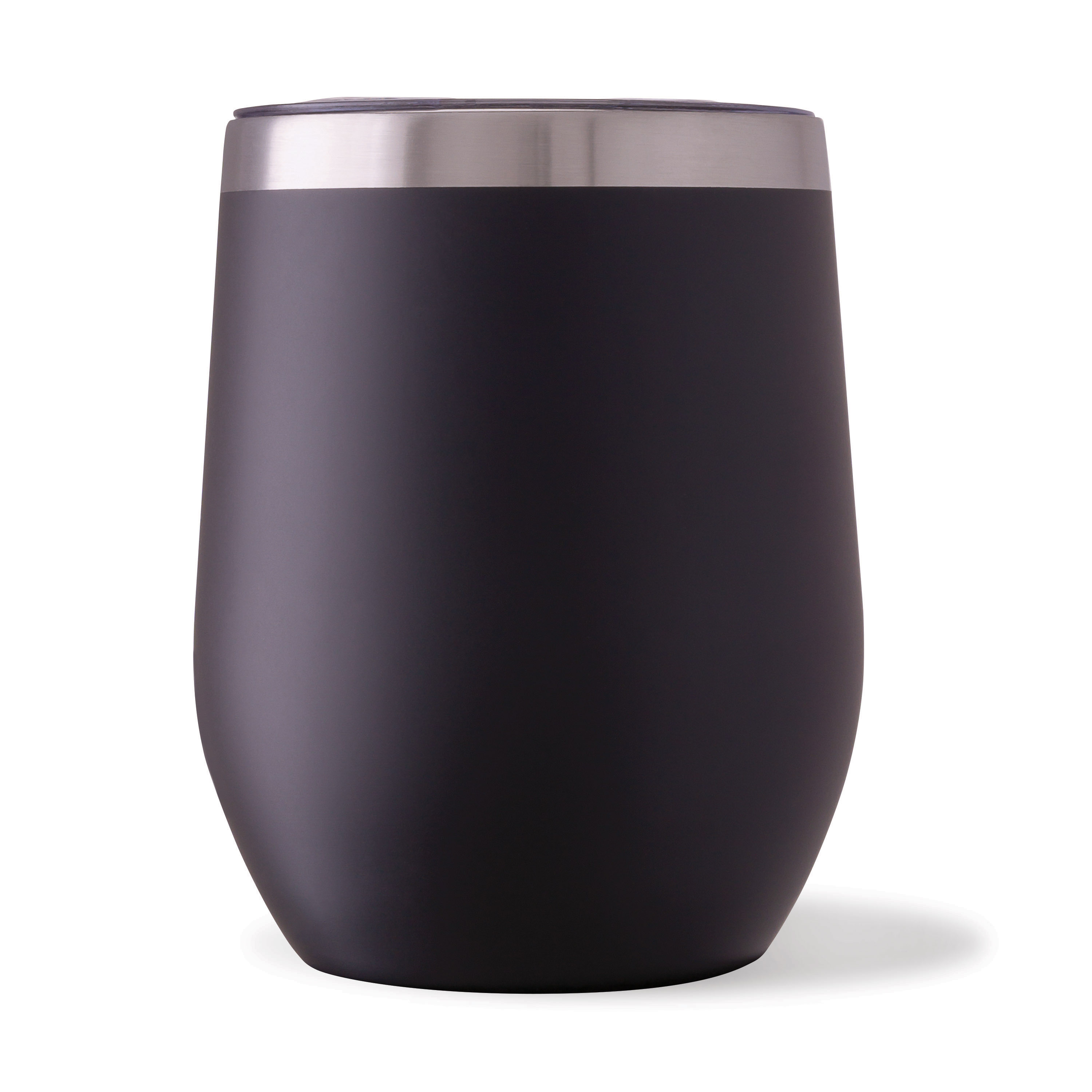 Spectorandco Small talk metallic 300 ml / 10 oz stainless steel stemless cup - DW403 BLACK