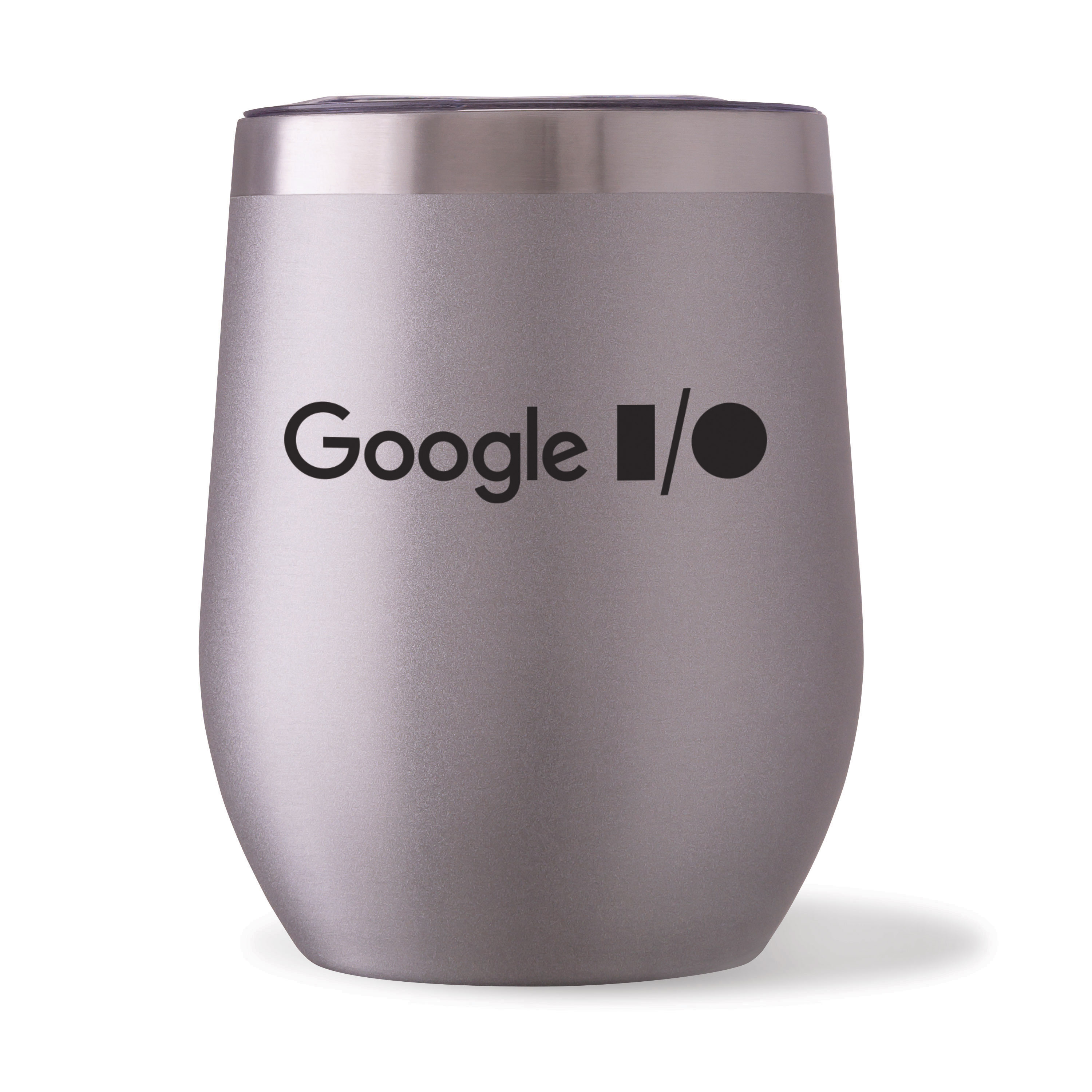 Spectorandco Small talk metallic 300 ml / 10 oz stainless steel stemless cup - DW403 SILVER