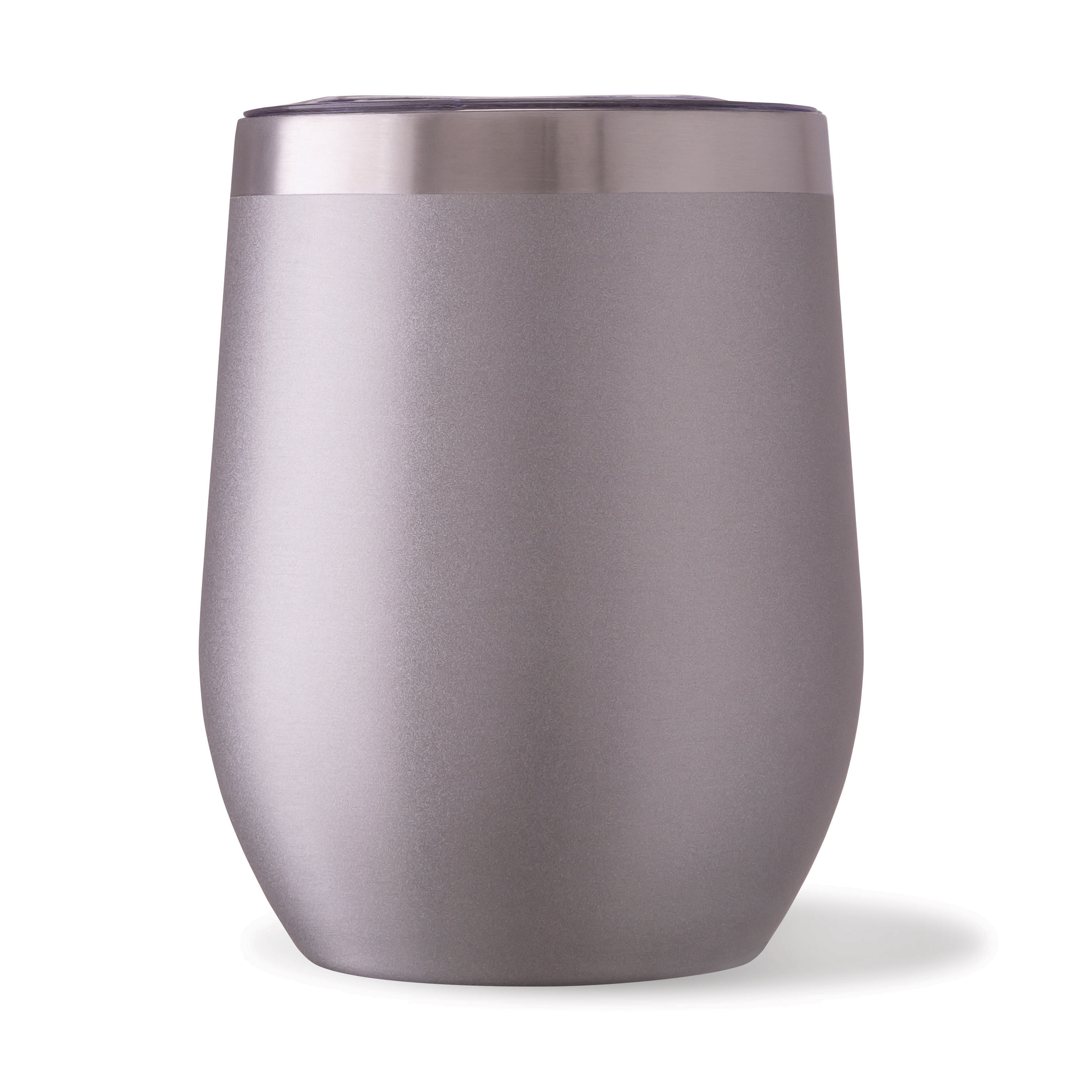 Spectorandco Small talk metallic 300 ml / 10 oz stainless steel stemless cup - DW403 SILVER