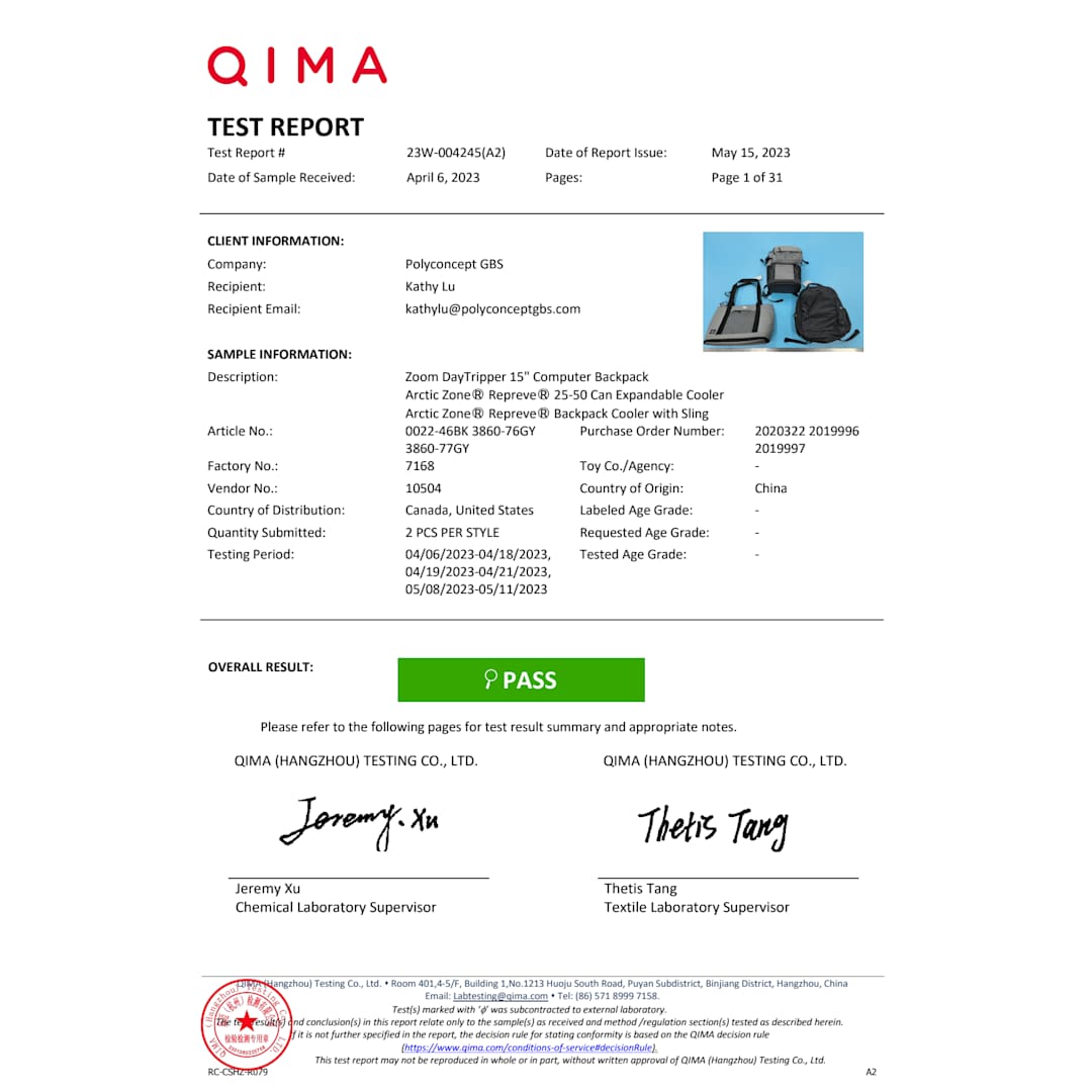 Zoom Zoom DayTripper 15" Computer Backpack - 0022-46 Black