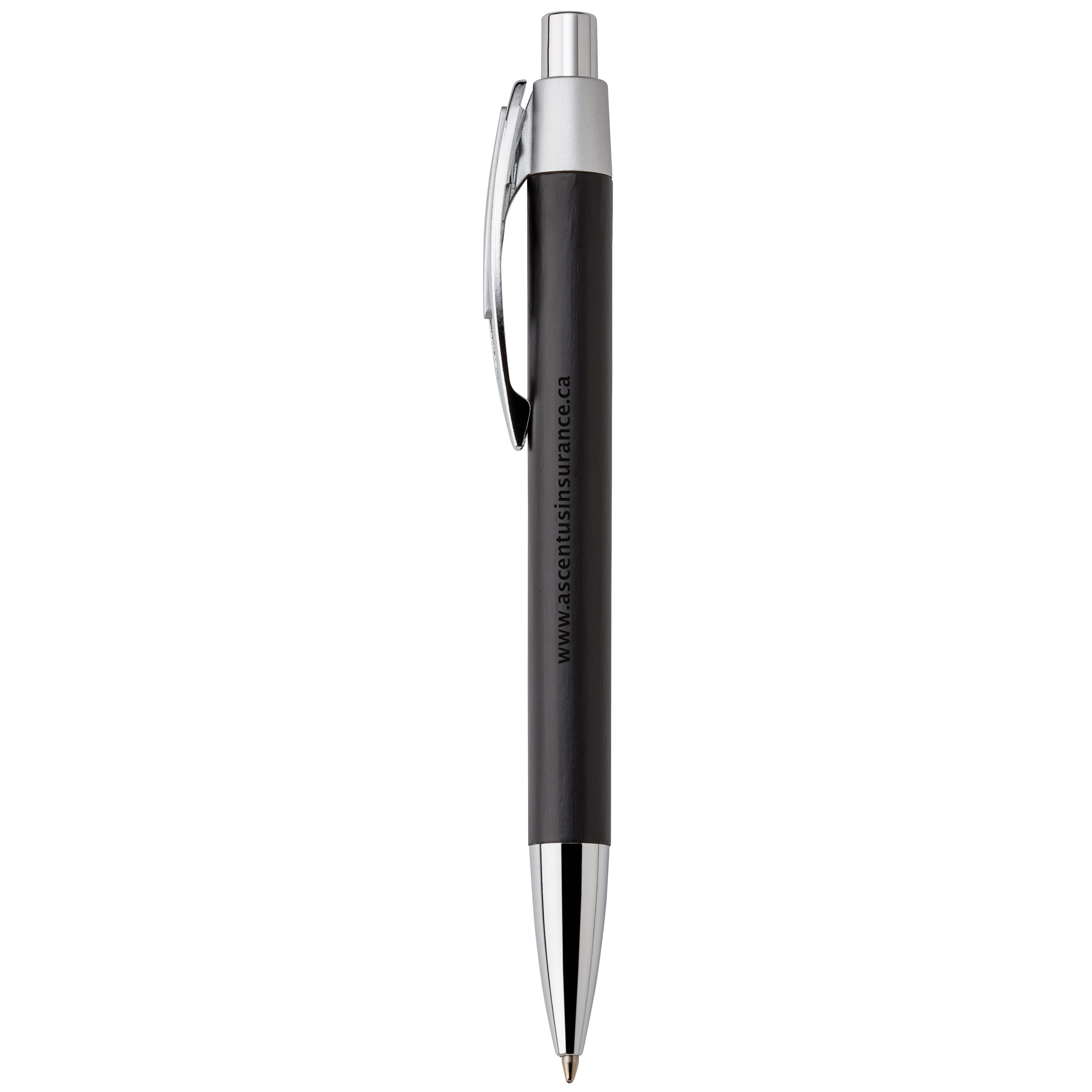 Spectorandco Asia ballpoint pen - EC122 Black-Silver