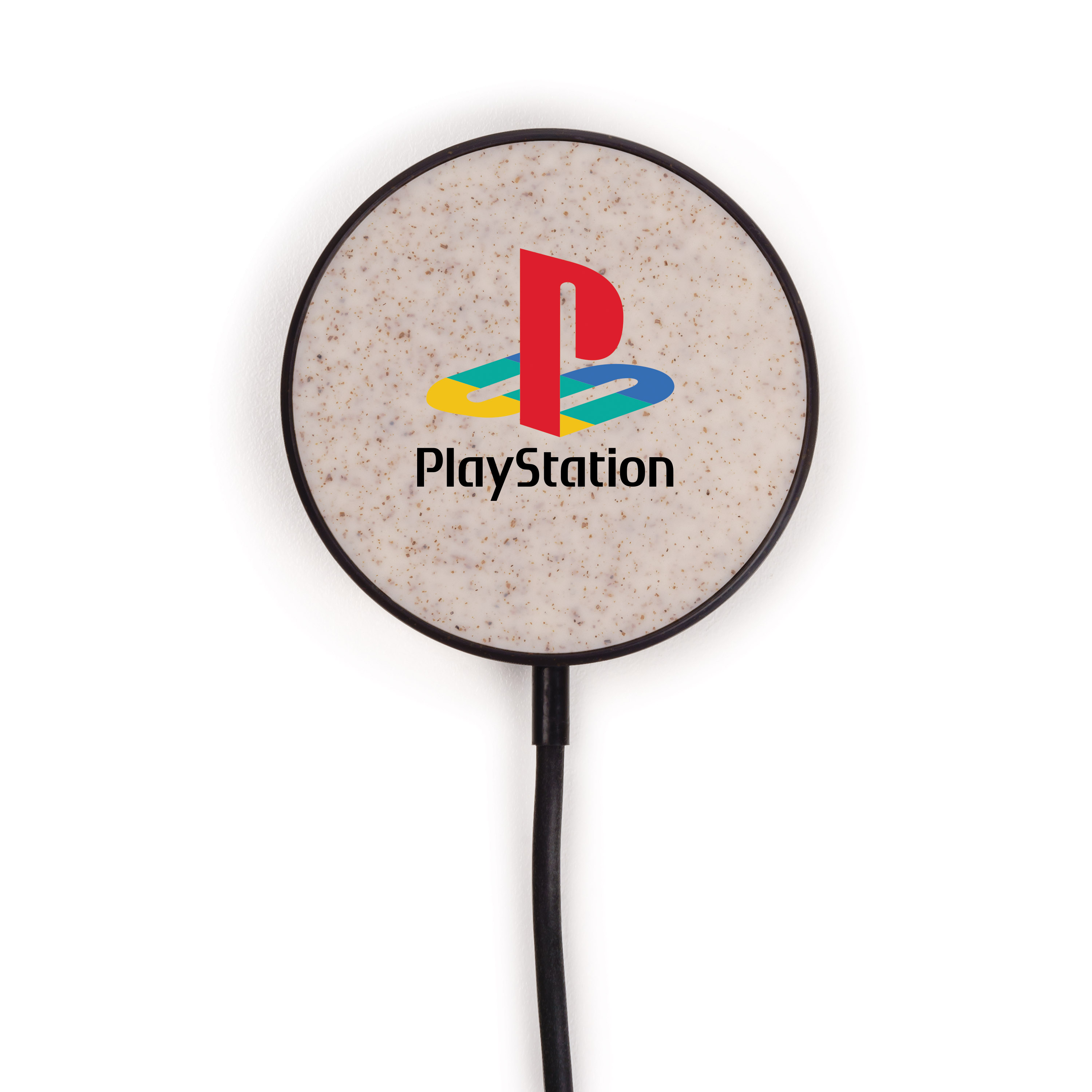 Spectorandco Wheat recycled 15w magnetic wireless charging dock - EC150 NATURAL