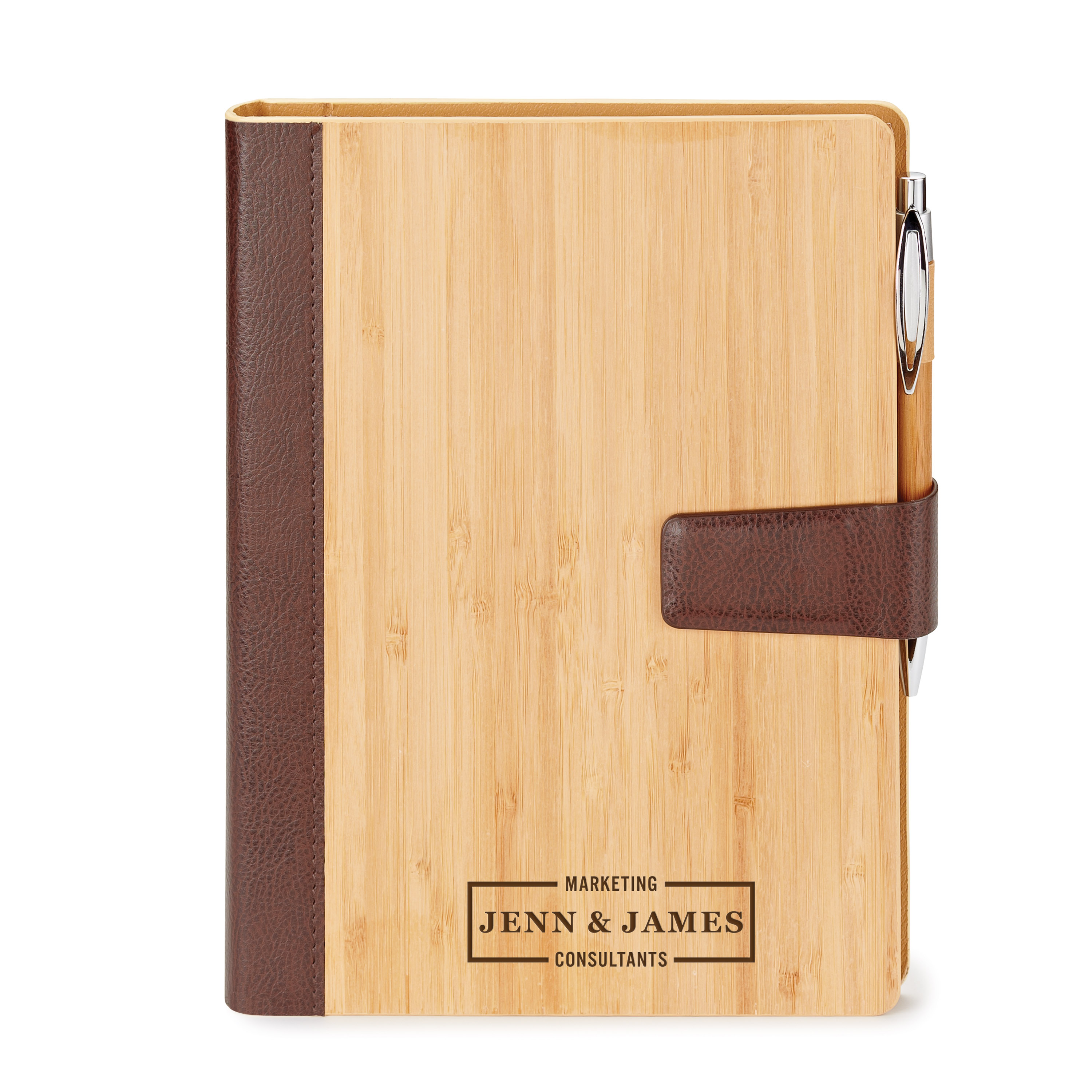 Spectorandco Bamboo refillable journal - EC3069 