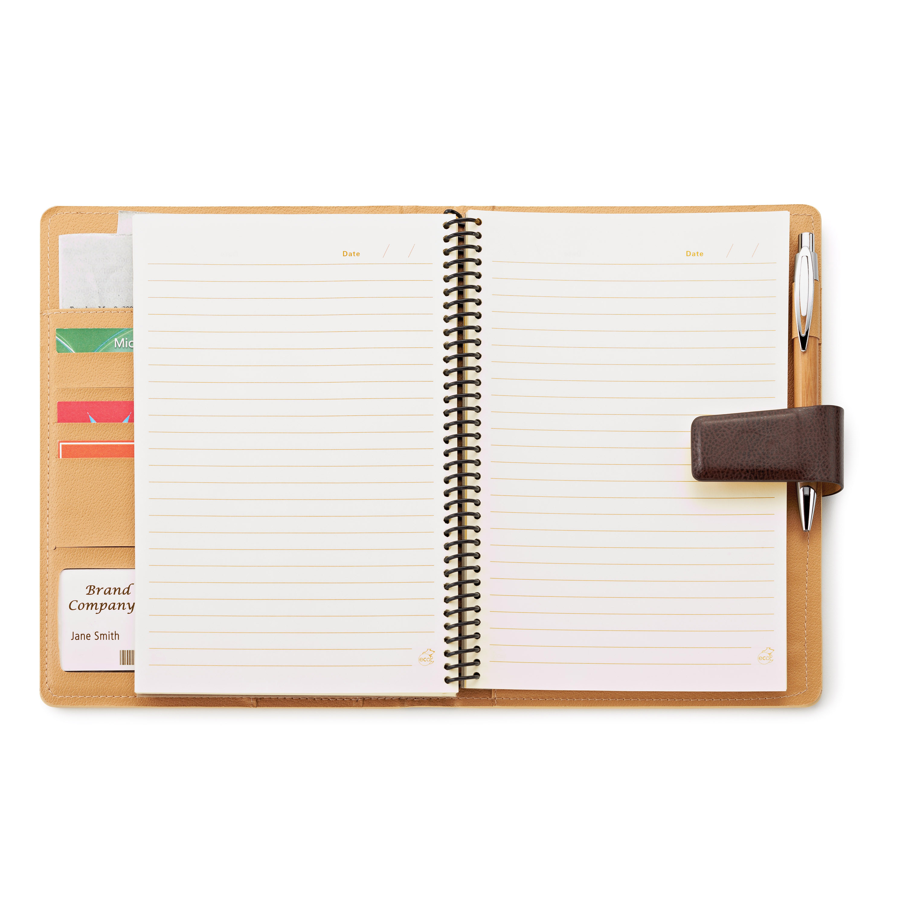 Spectorandco Bamboo refillable journal - EC3069 